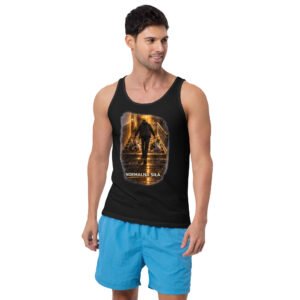 męska koszulka tank top z motywem codziennej siły