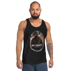 męska koszulka tank top z motywem siły charakteru