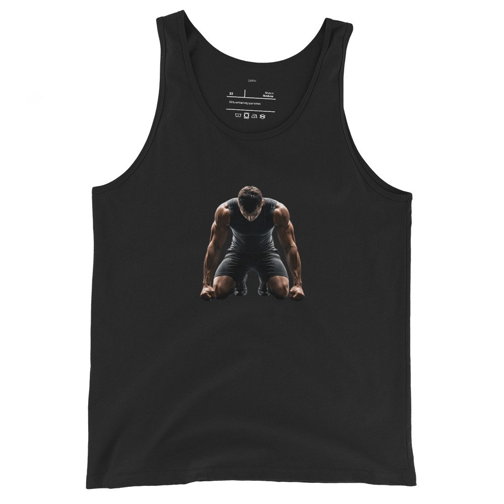 Męska koszulka na ramiączkach „Mental Strength” – sportowa koszulka tank top motywacja treningowa| Zarn.pl Męska koszulka na ramiączkach „Mental Strength” – sportowa koszulka tank top motywacja treningowa - obrazek 2