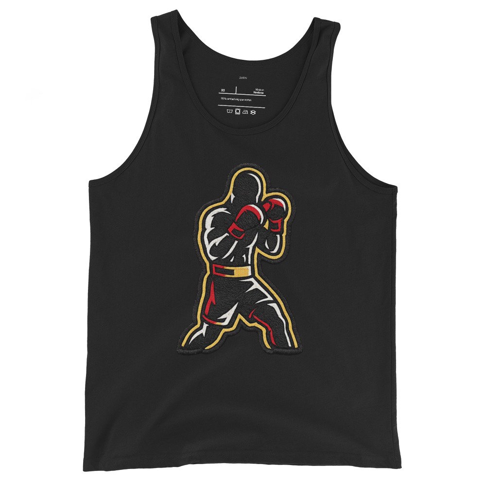 Męska koszulka na ramiączkach „Boxer Fight” – sportowy tank top z bokserem| Zarn.pl Męska koszulka na ramiączkach „Boxer Fight” – sportowy tank top z bokserem - obrazek 2