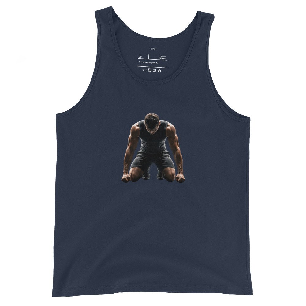 Męska koszulka na ramiączkach „Mental Strength” – sportowa koszulka tank top motywacja treningowa| Zarn.pl Męska koszulka na ramiączkach „Mental Strength” – sportowa koszulka tank top motywacja treningowa - obrazek 3