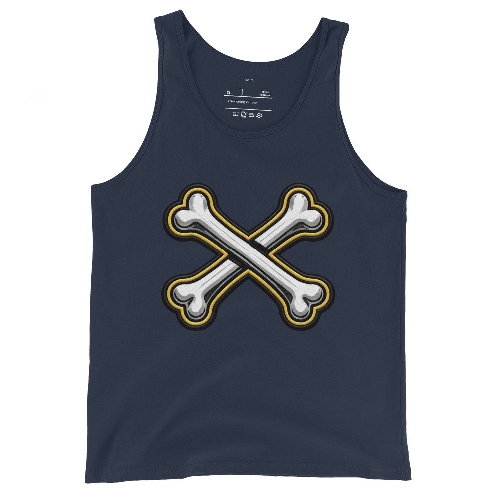 Męska koszulka na ramiączkach „Cross Bones” – tank top z krzyżującymi się kośćmi| Zarn.pl Męska koszulka na ramiączkach „Cross Bones” – tank top z krzyżującymi się kośćmi - obrazek 3