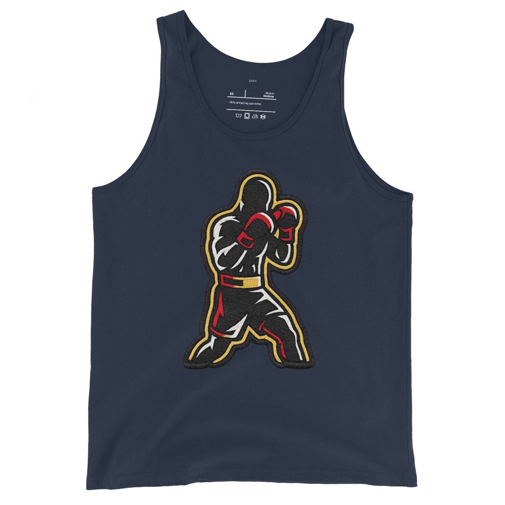 Męska koszulka na ramiączkach „Boxer Fight” – sportowy tank top z bokserem| Zarn.pl Męska koszulka na ramiączkach „Boxer Fight” – sportowy tank top z bokserem - obrazek 3