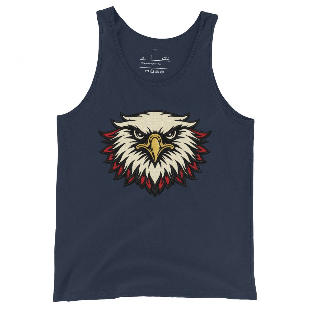 Męska koszulka na ramiączkach „Eagle Power” – tank top z głową orła| Zarn.pl Męska koszulka na ramiączkach „Eagle Power” – tank top z głową orła - obrazek 3