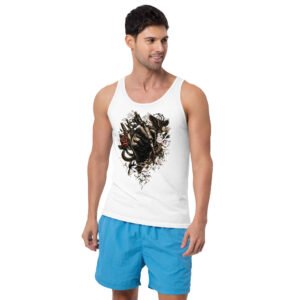 koszulka tank top z maszynką do tatuażu