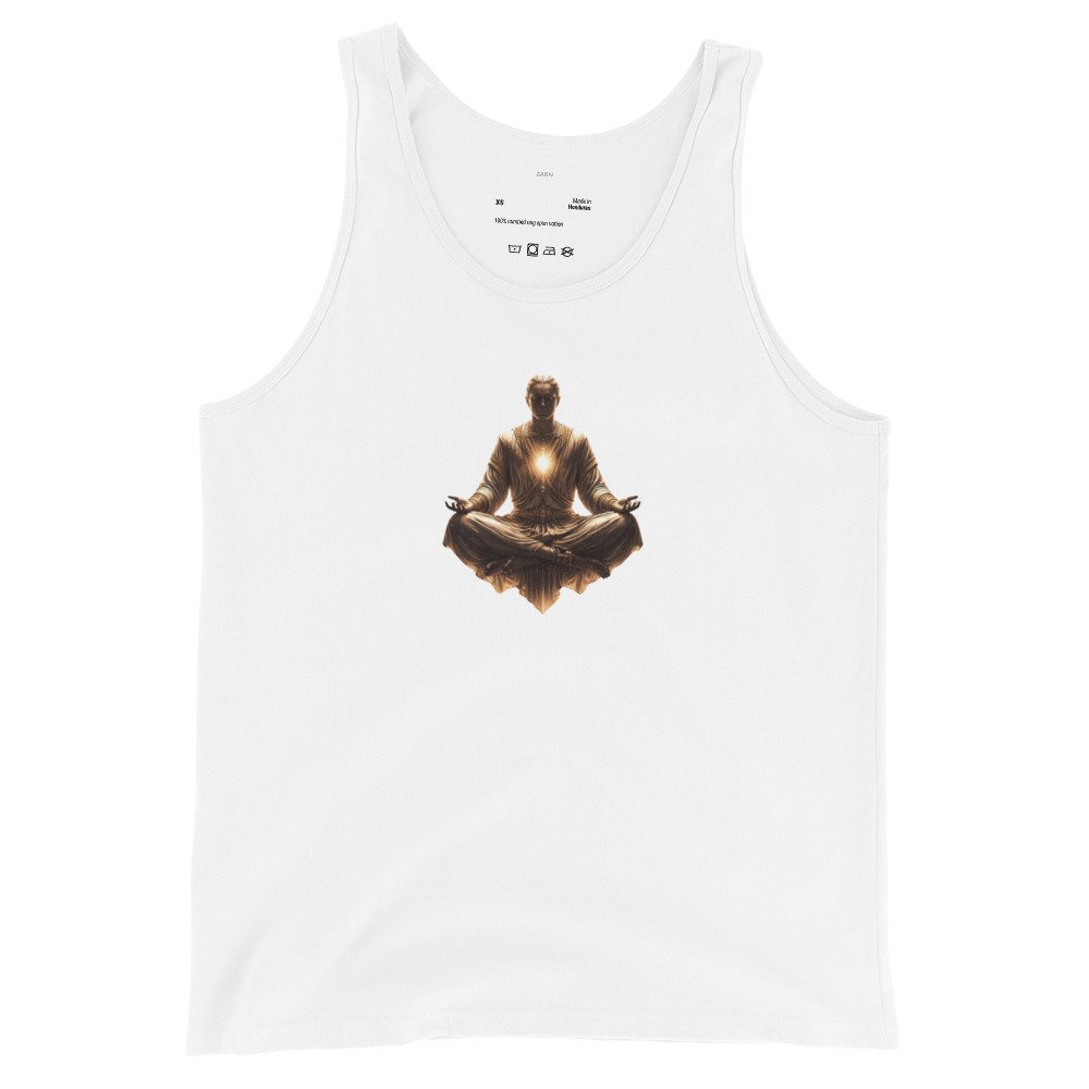 Koszulka na ramiączkach „Inner Light” – artystyczna koszulka tank top medytacja i duchowa sztuka| Zarn.pl Koszulka na ramiączkach „Inner Light” – artystyczna koszulka tank top medytacja i duchowa sztuka - obrazek 4