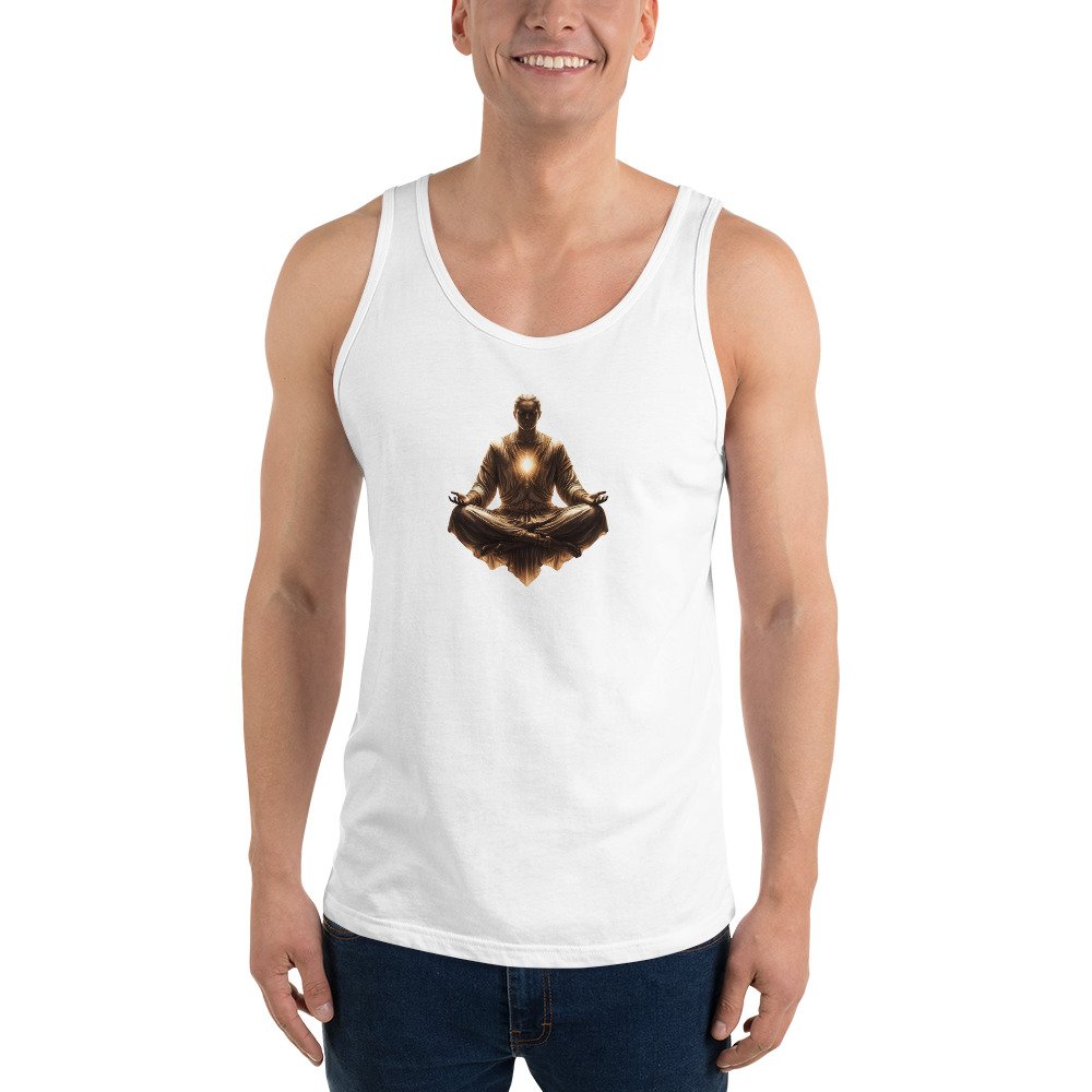 Koszulka na ramiączkach „Inner Light” – artystyczna koszulka tank top medytacja i duchowa sztuka| Zarn.pl artystyczna koszulka tank top medytacja i duchowa sztuka
