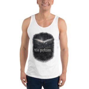 męska koszulka tank top z motywem odporności psychicznej