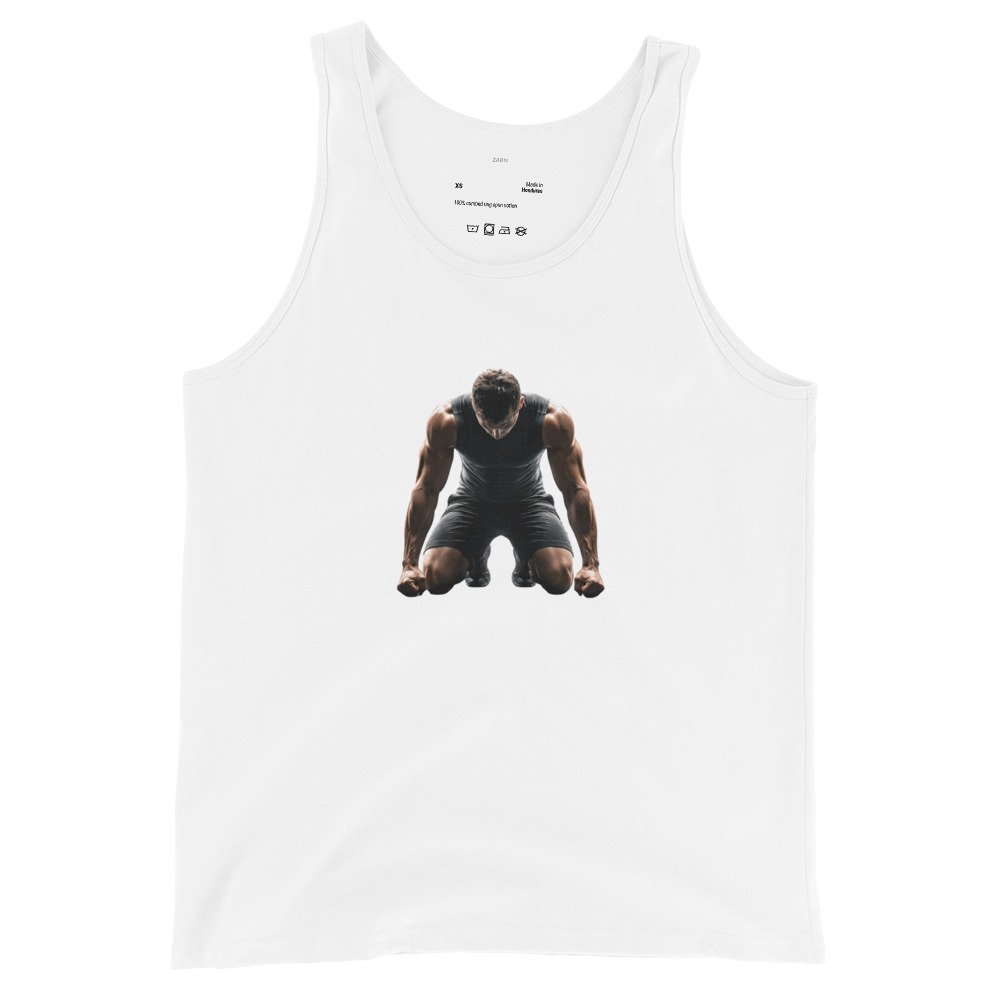 Męska koszulka na ramiączkach „Mental Strength” – sportowa koszulka tank top motywacja treningowa| Zarn.pl Męska koszulka na ramiączkach „Mental Strength” – sportowa koszulka tank top motywacja treningowa - obrazek 4