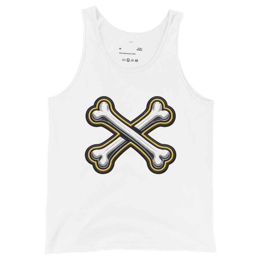 Męska koszulka na ramiączkach „Cross Bones” – tank top z krzyżującymi się kośćmi| Zarn.pl Męska koszulka na ramiączkach „Cross Bones” – tank top z krzyżującymi się kośćmi - obrazek 4