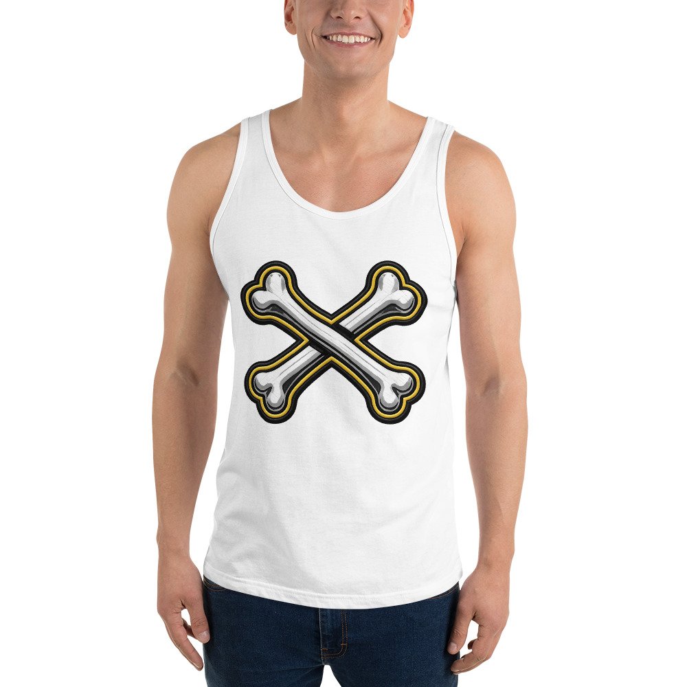 Męska koszulka na ramiączkach „Cross Bones” – tank top z krzyżującymi się kośćmi| Zarn.pl Męska koszulka na ramiączkach „Cross Bones” – tank top z krzyżującymi się kośćmi - obrazek 9