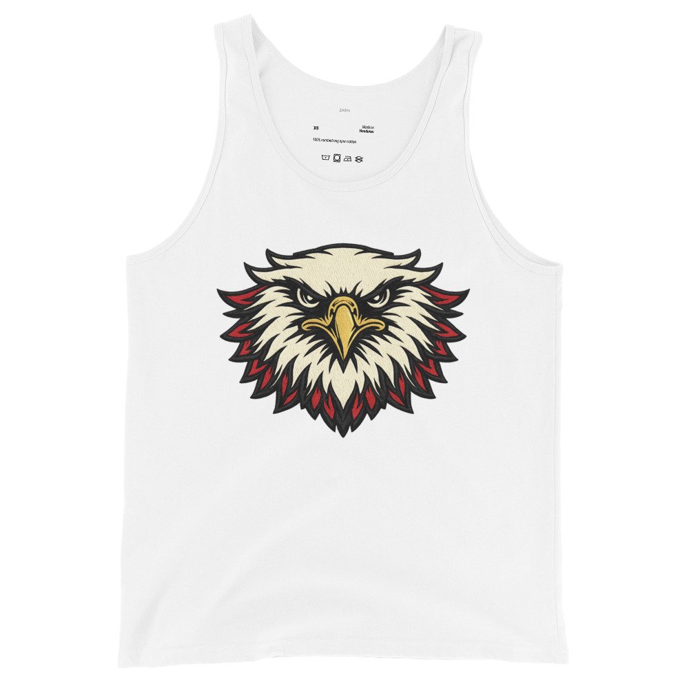 Męska koszulka na ramiączkach „Eagle Power” – tank top z głową orła| Zarn.pl Męska koszulka na ramiączkach „Eagle Power” – tank top z głową orła - obrazek 4