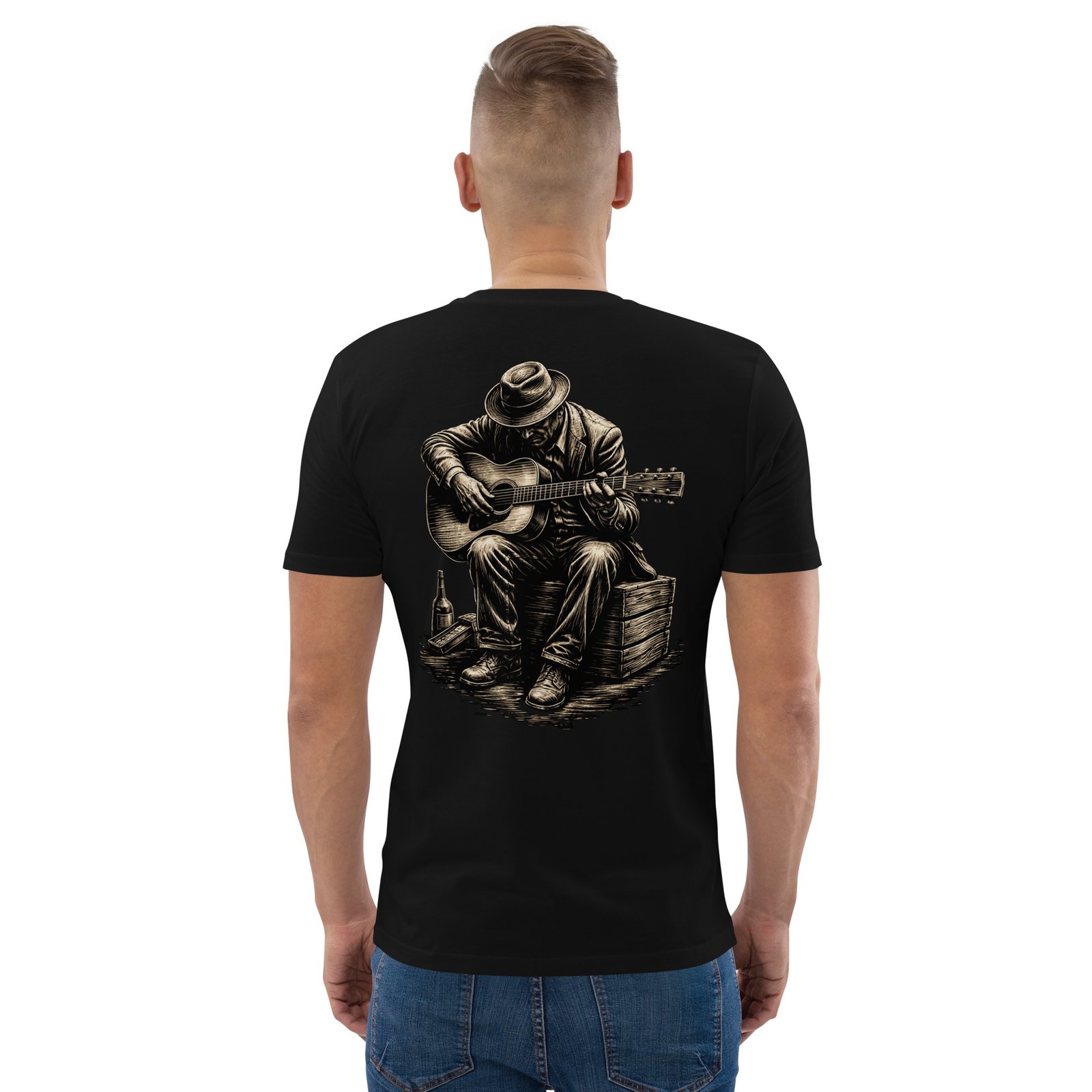 Koszulka „Blues Guitar Player” – koszulka gitarzysta bluesowy vintage| Zarn.pl Koszulka „Blues Guitar Player” – koszulka gitarzysta bluesowy vintage - obrazek 22