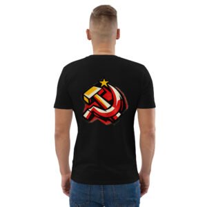 koszulka z symbolem młota i sierpa PRL