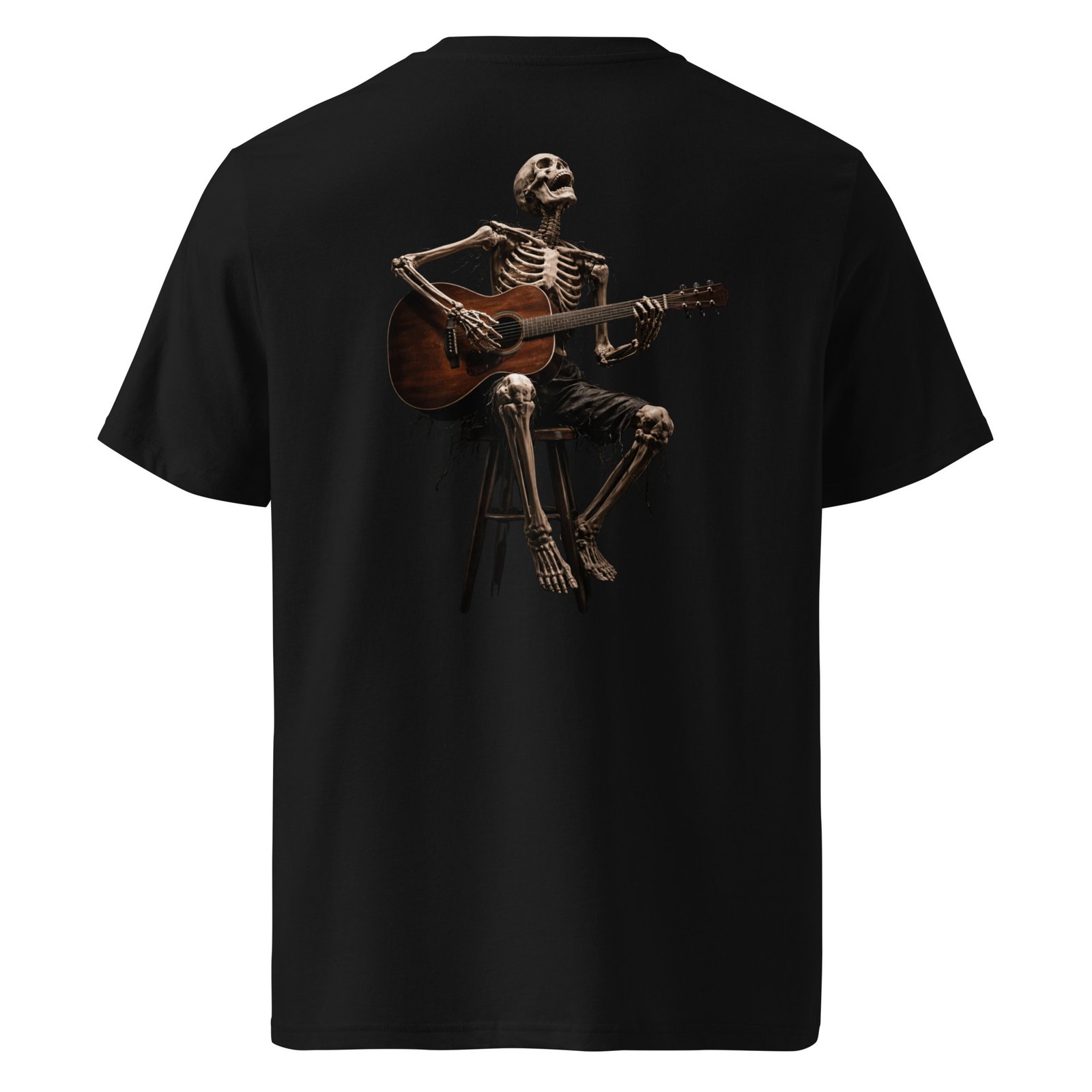 Koszulka „Skeleton Guitar” – koszulka ze szkieletem grającym na gitarze akustycznej| Zarn.pl Koszulka „Skeleton Guitar” – koszulka ze szkieletem grającym na gitarze akustycznej - obrazek 2