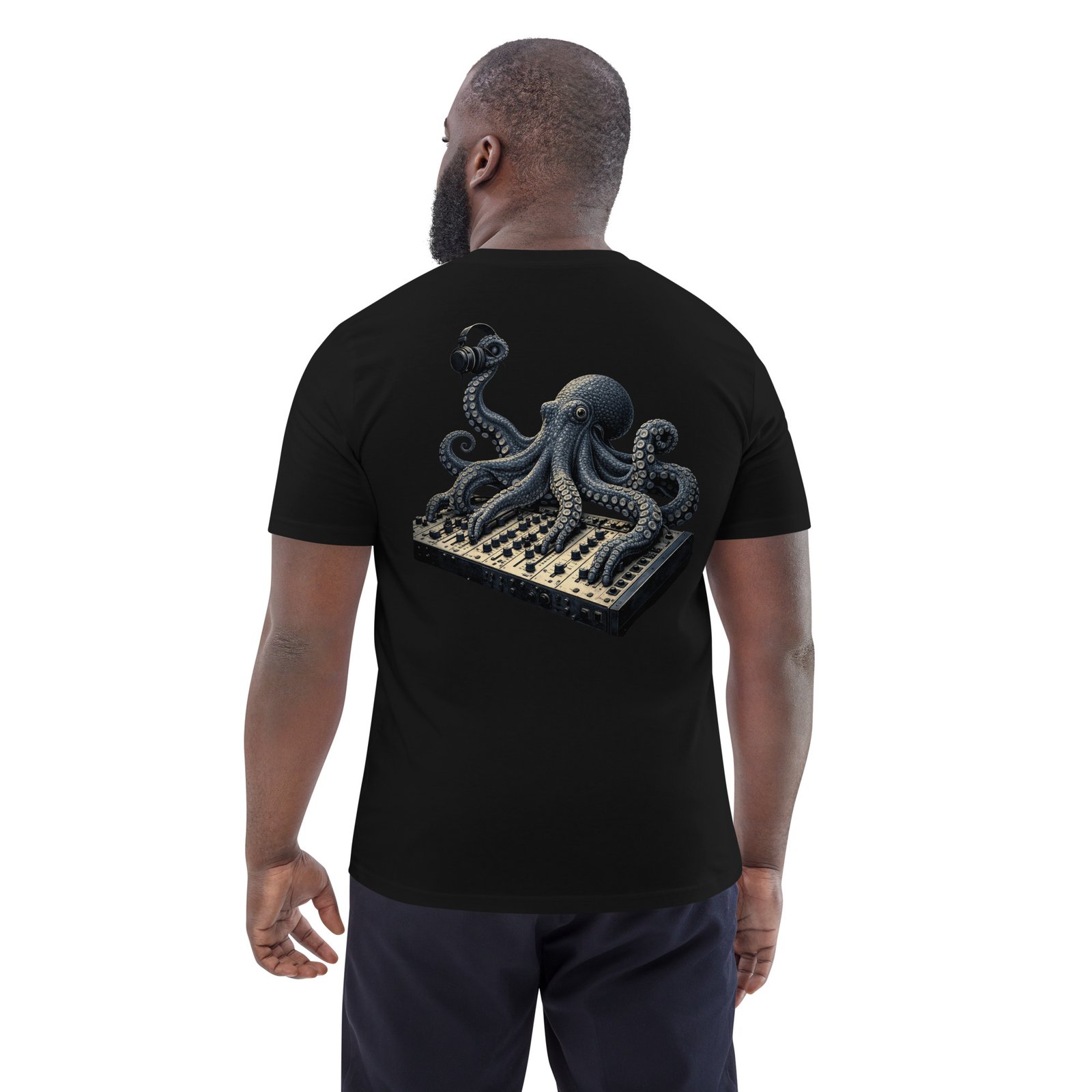 Koszulka „Octopus DJ” – koszulka ośmiornica DJ muzyczna| Zarn.pl Koszulka „Octopus DJ” – koszulka ośmiornica DJ muzyczna - obrazek 12