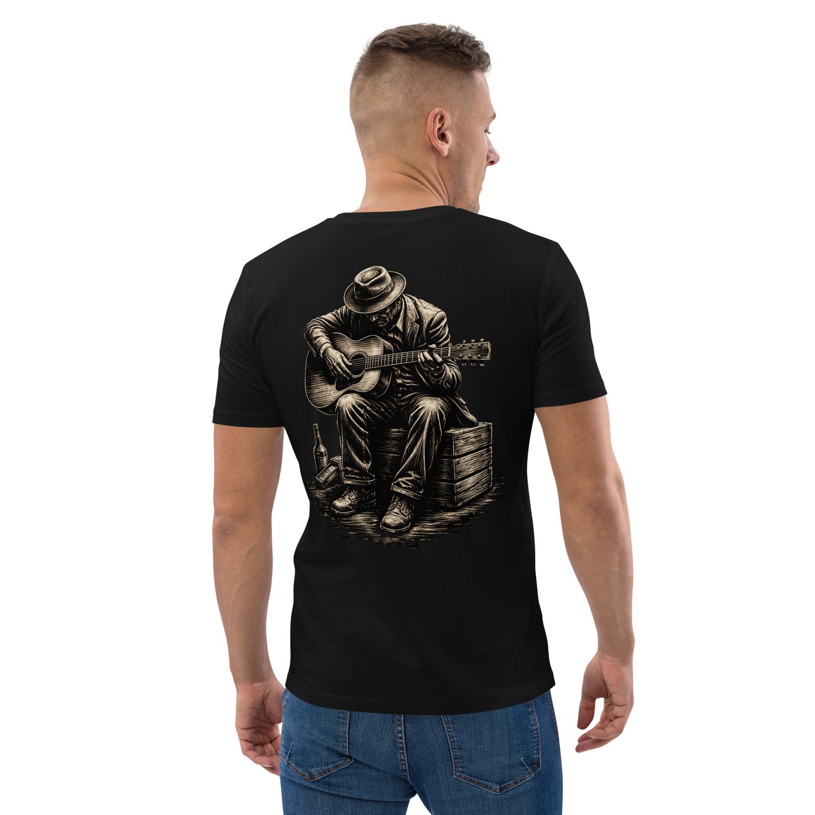 Koszulka „Blues Guitar Player” – koszulka gitarzysta bluesowy vintage| Zarn.pl Koszulka „Blues Guitar Player” – koszulka gitarzysta bluesowy vintage - obrazek 17