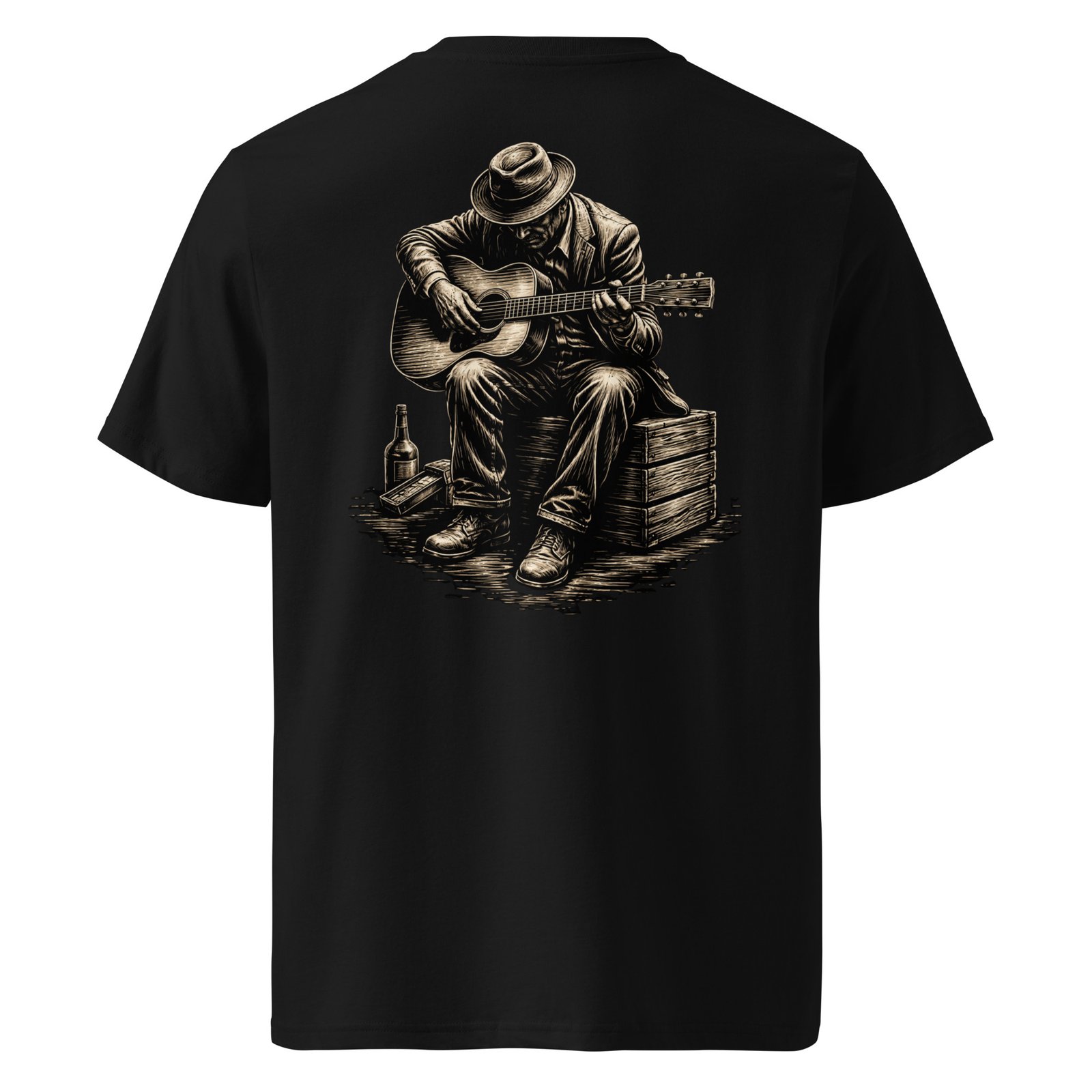Koszulka „Blues Guitar Player” – koszulka gitarzysta bluesowy vintage| Zarn.pl Koszulka „Blues Guitar Player” – koszulka gitarzysta bluesowy vintage - obrazek 2