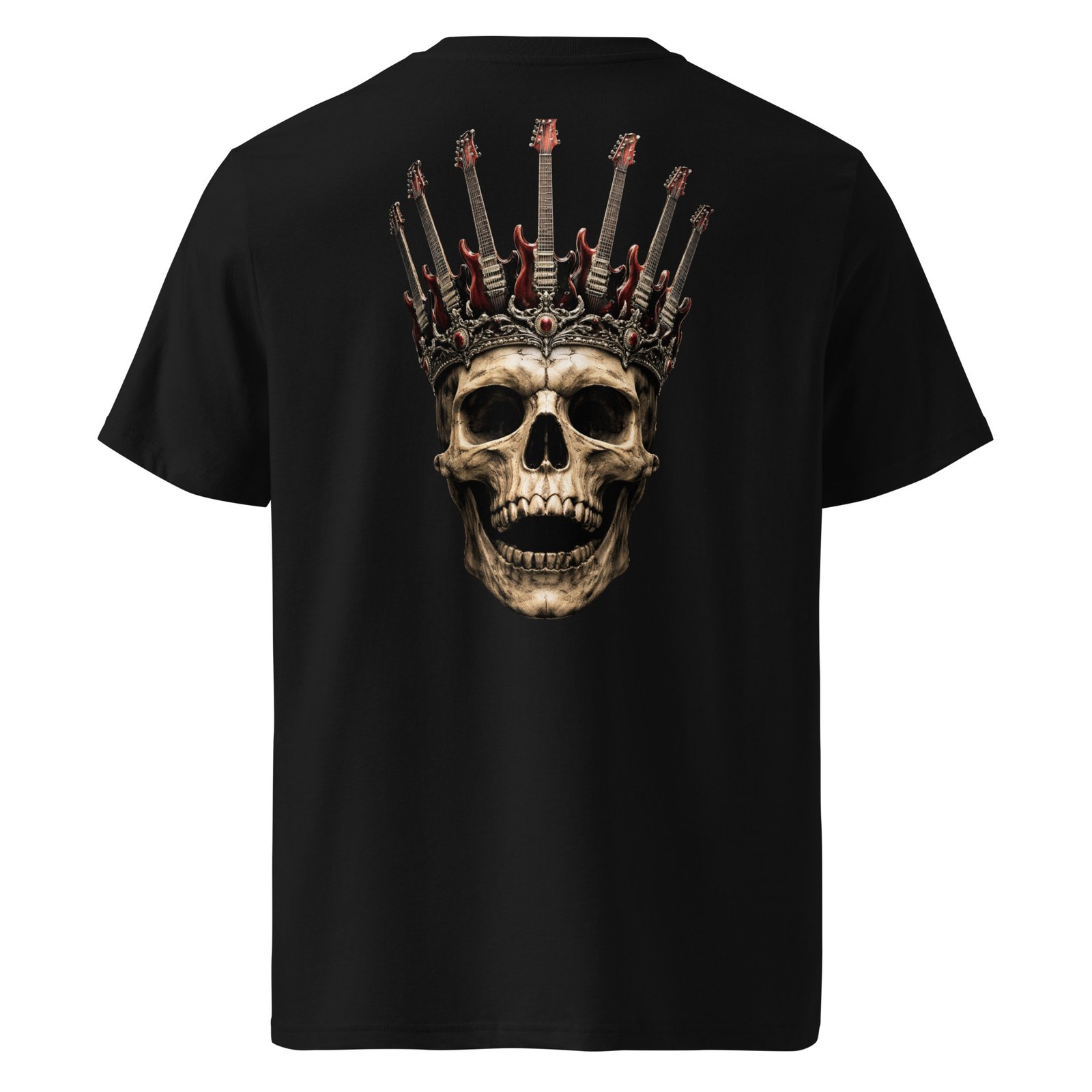 Koszulka „Rock King Skull” – koszulka czaszka z gitarami elektrycznymi| Zarn.pl Koszulka „Rock King Skull” – koszulka czaszka z gitarami elektrycznymi - obrazek 2
