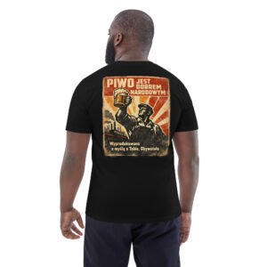koszulka PRL z piwem retro