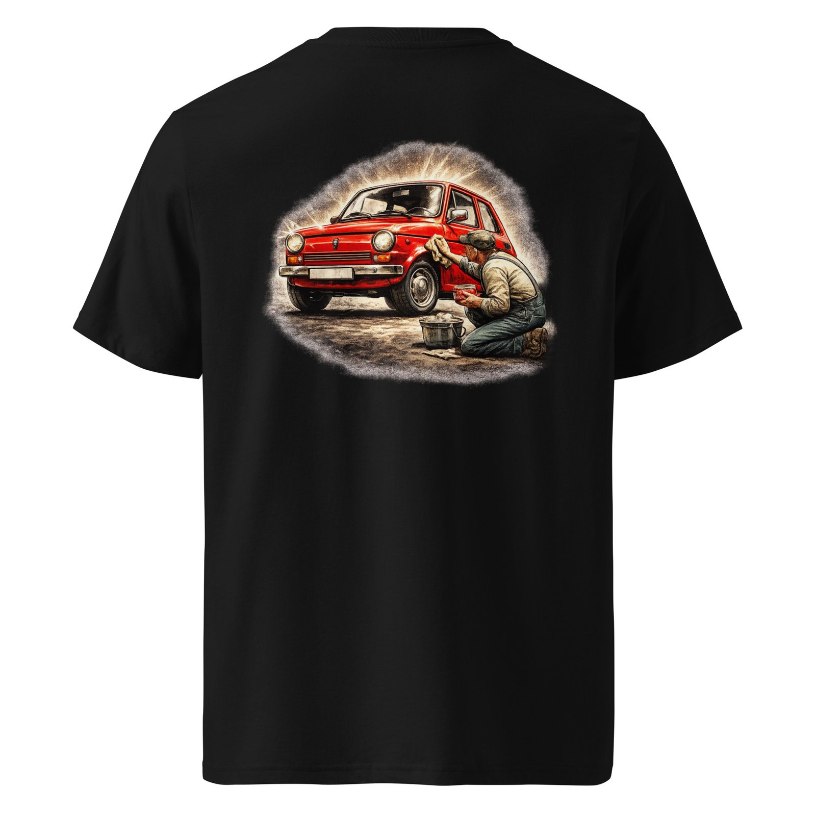 Koszulka „Polerowanie Marzeń” Polski Fiat PRL Retro| Zarn.pl Koszulka „Polerowanie Marzeń” Polski Fiat PRL Retro - obrazek 2