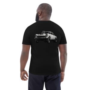 koszulka z klasycznym amerykańskim muscle carem dla fana motoryzacji