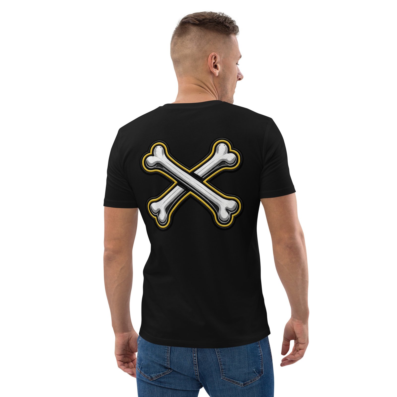 Męska koszulka „Cross Bones” – koszulka męska ze skrzyżowanymi kośćmi| Zarn.pl Męska koszulka „Cross Bones” – koszulka męska ze skrzyżowanymi kośćmi - obrazek 17