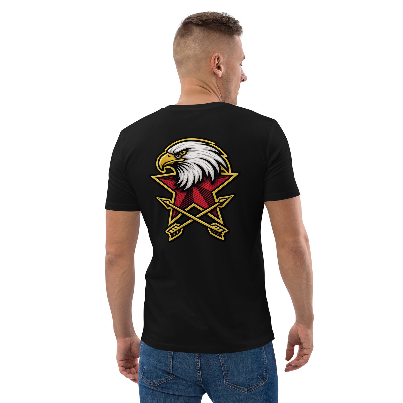 Męska koszulka „Eagle Emblem” – koszulka męska z orłem i gwiazdą| Zarn.pl Męska koszulka „Eagle Emblem” – koszulka męska z orłem i gwiazdą - obrazek 17