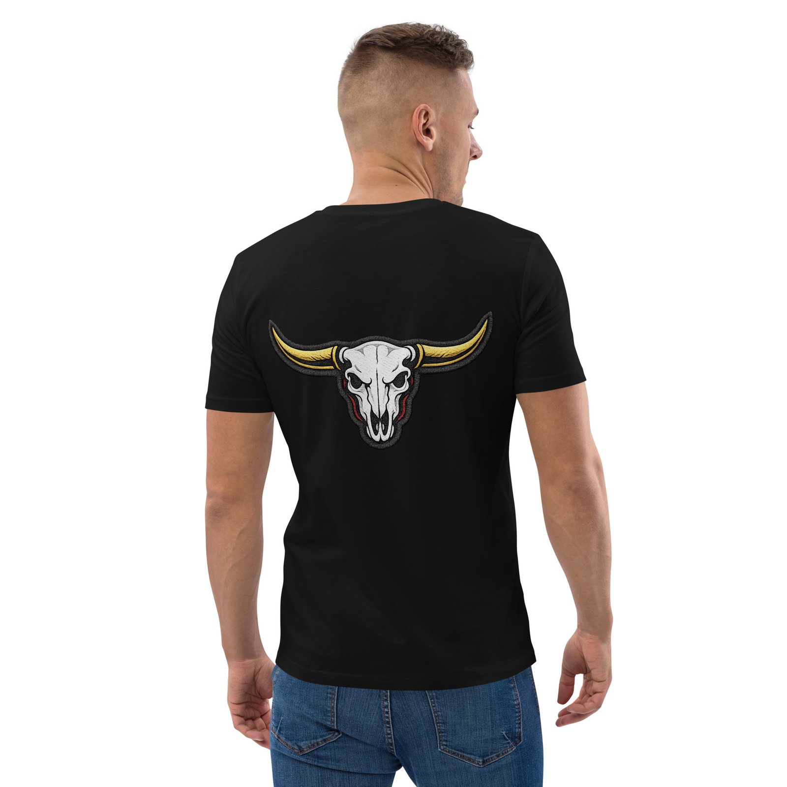 Męska koszulka „Longhorn Skull” – koszulka męska z czaszką byka i długimi rogami| Zarn.pl Męska koszulka „Longhorn Skull” – koszulka męska z czaszką byka i długimi rogami - obrazek 17