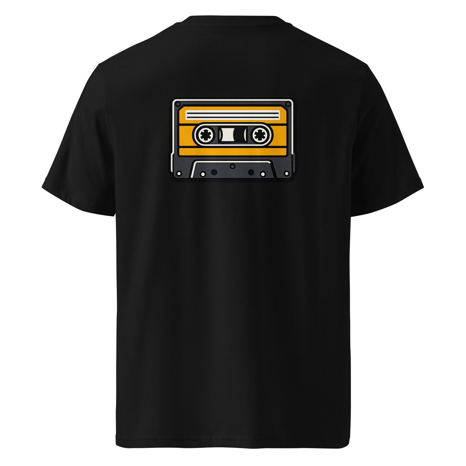 Koszulka męska „Retro Cassette Tape” – koszulka z kasetą magnetofonową vintage| Zarn.pl Koszulka męska „Retro Cassette Tape” – koszulka z kasetą magnetofonową vintage - obrazek 2
