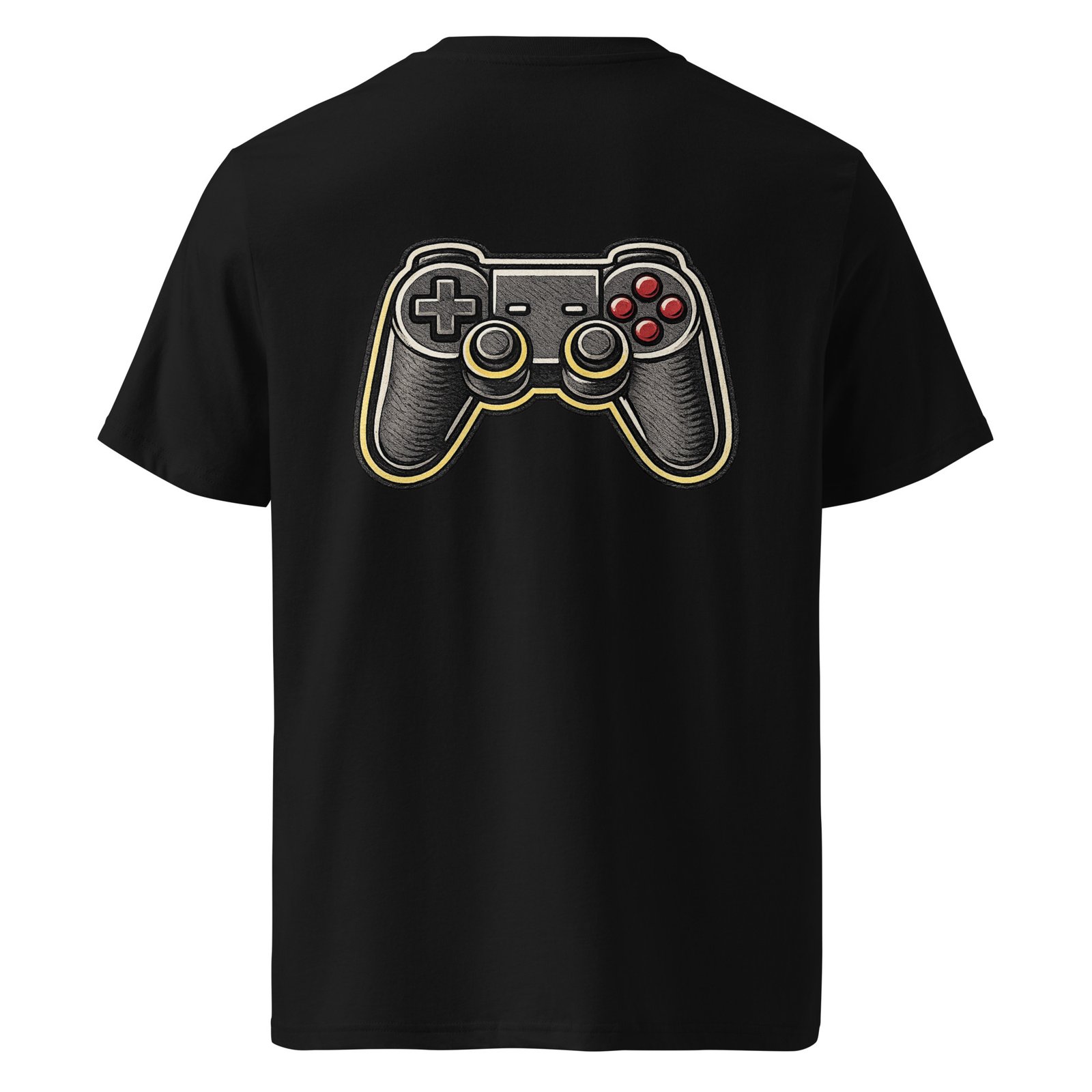 Koszulka męska „Retro Gamer Controller” – koszulka z padem do gier| Zarn.pl Koszulka męska „Retro Gamer Controller” – koszulka z padem do gier - obrazek 2