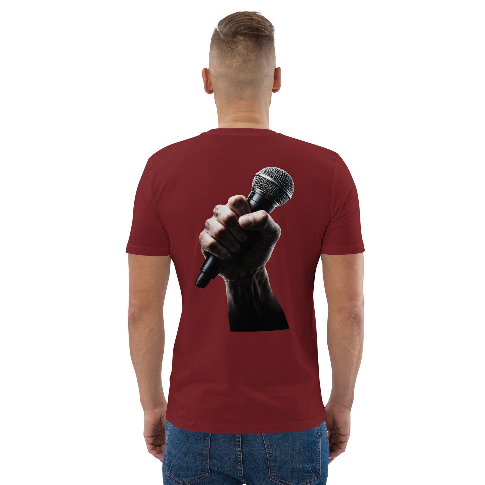 Koszulka muzyczna „Moc Głosu” – koszulka z mikrofonem i koncertową grafiką wokalisty| Zarn.pl Koszulka muzyczna „Moc Głosu” – koszulka z mikrofonem i koncertową grafiką wokalisty - obrazek 24