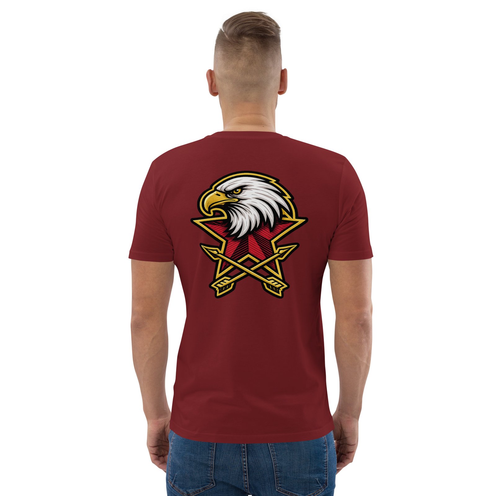 Męska koszulka „Eagle Emblem” – koszulka męska z orłem i gwiazdą| Zarn.pl Męska koszulka „Eagle Emblem” – koszulka męska z orłem i gwiazdą - obrazek 23