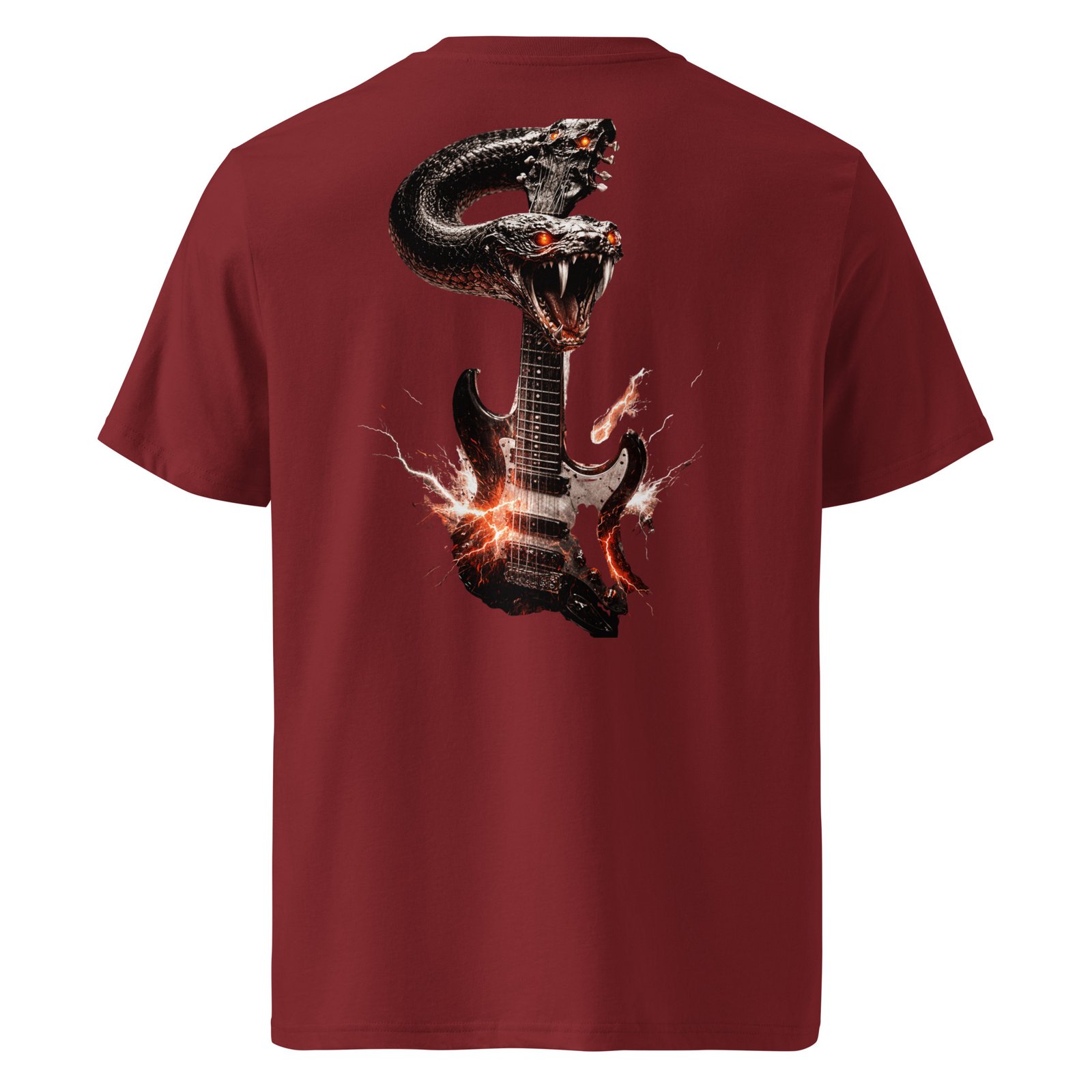 Gitara Demona Rock – Artystyczna Koszulka Metalowa| Zarn.pl Gitara Demona Rock – Artystyczna Koszulka Metalowa - obrazek 4