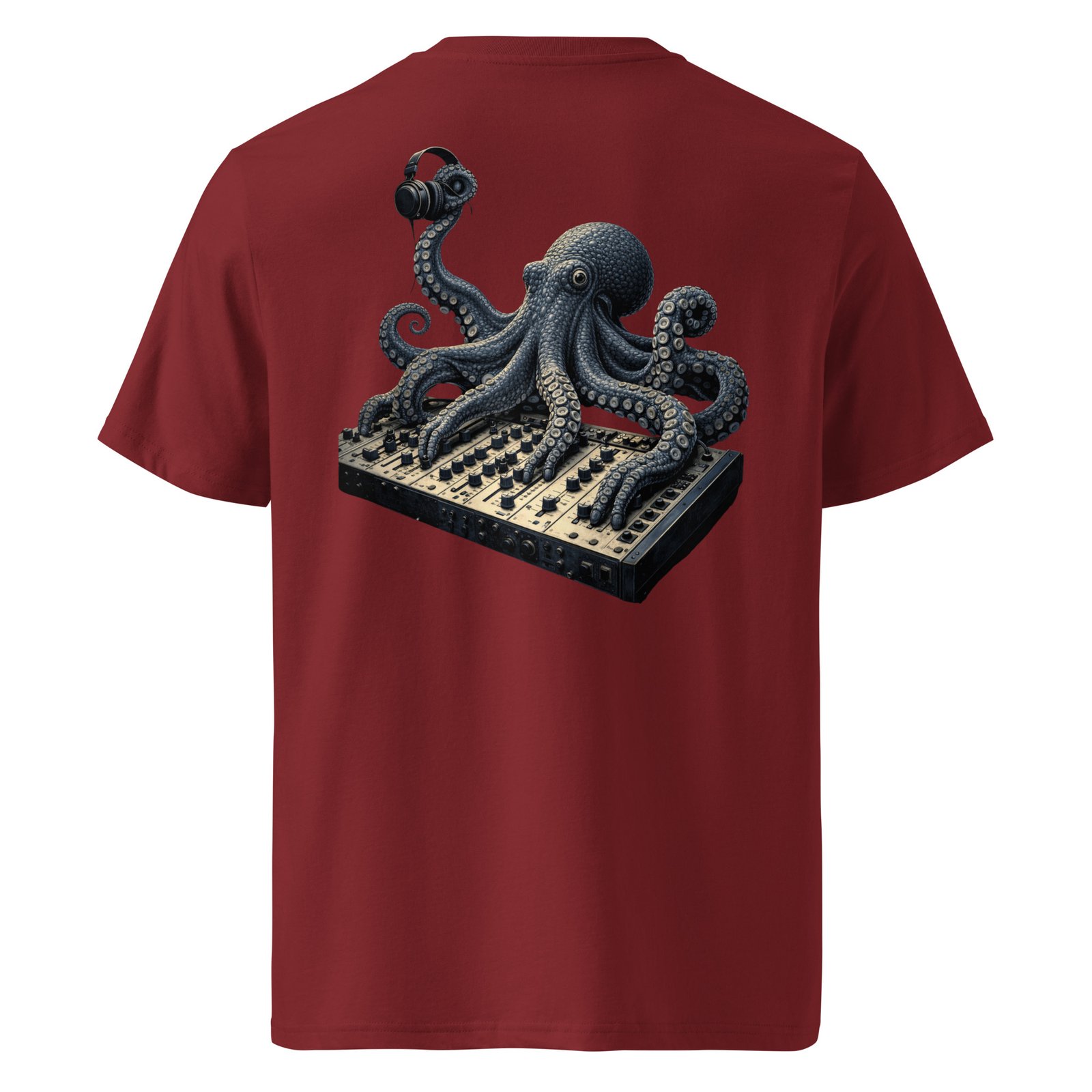 Koszulka „Octopus DJ” – koszulka ośmiornica DJ muzyczna| Zarn.pl Koszulka „Octopus DJ” – koszulka ośmiornica DJ muzyczna - obrazek 4