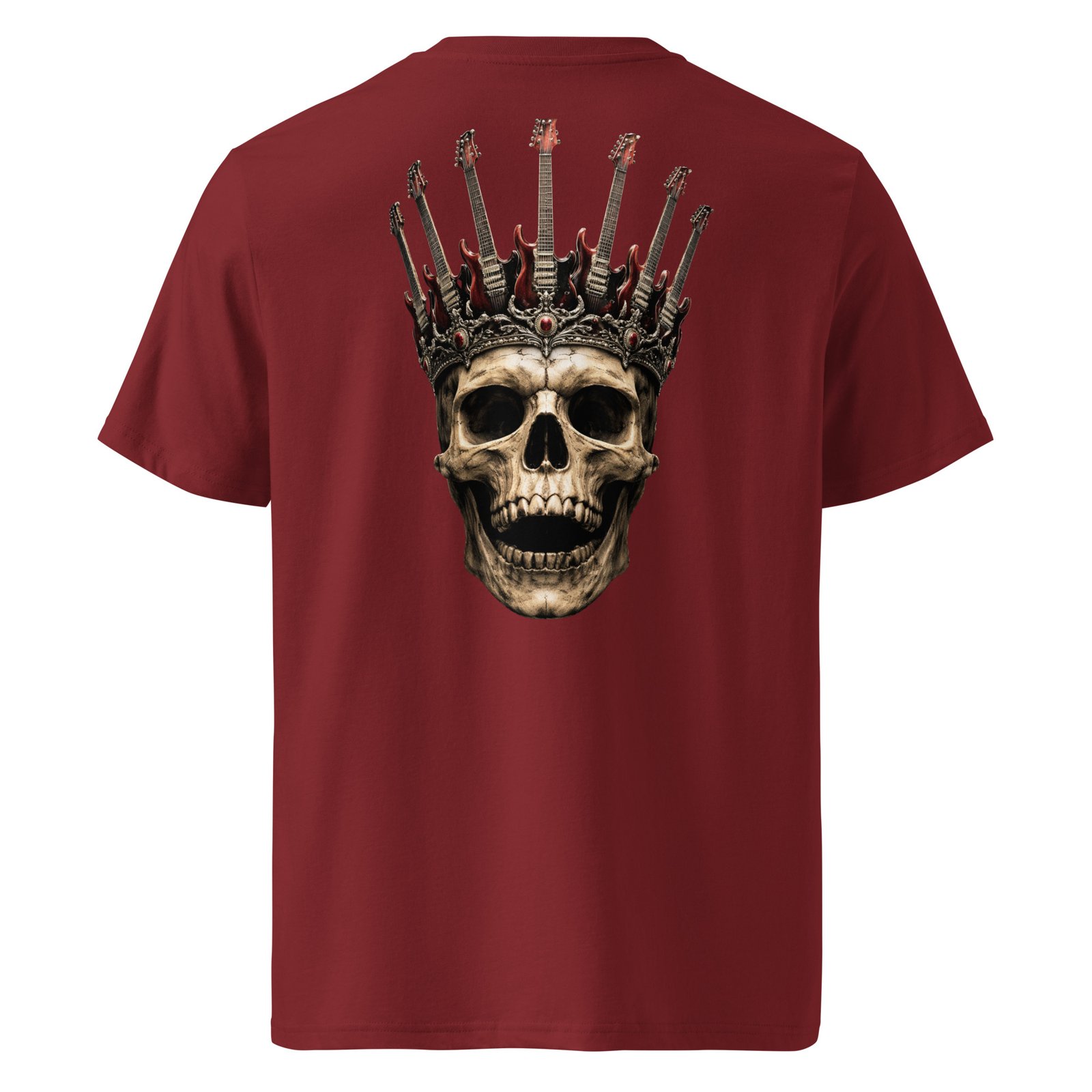 Koszulka „Rock King Skull” – koszulka czaszka z gitarami elektrycznymi| Zarn.pl Koszulka „Rock King Skull” – koszulka czaszka z gitarami elektrycznymi - obrazek 4