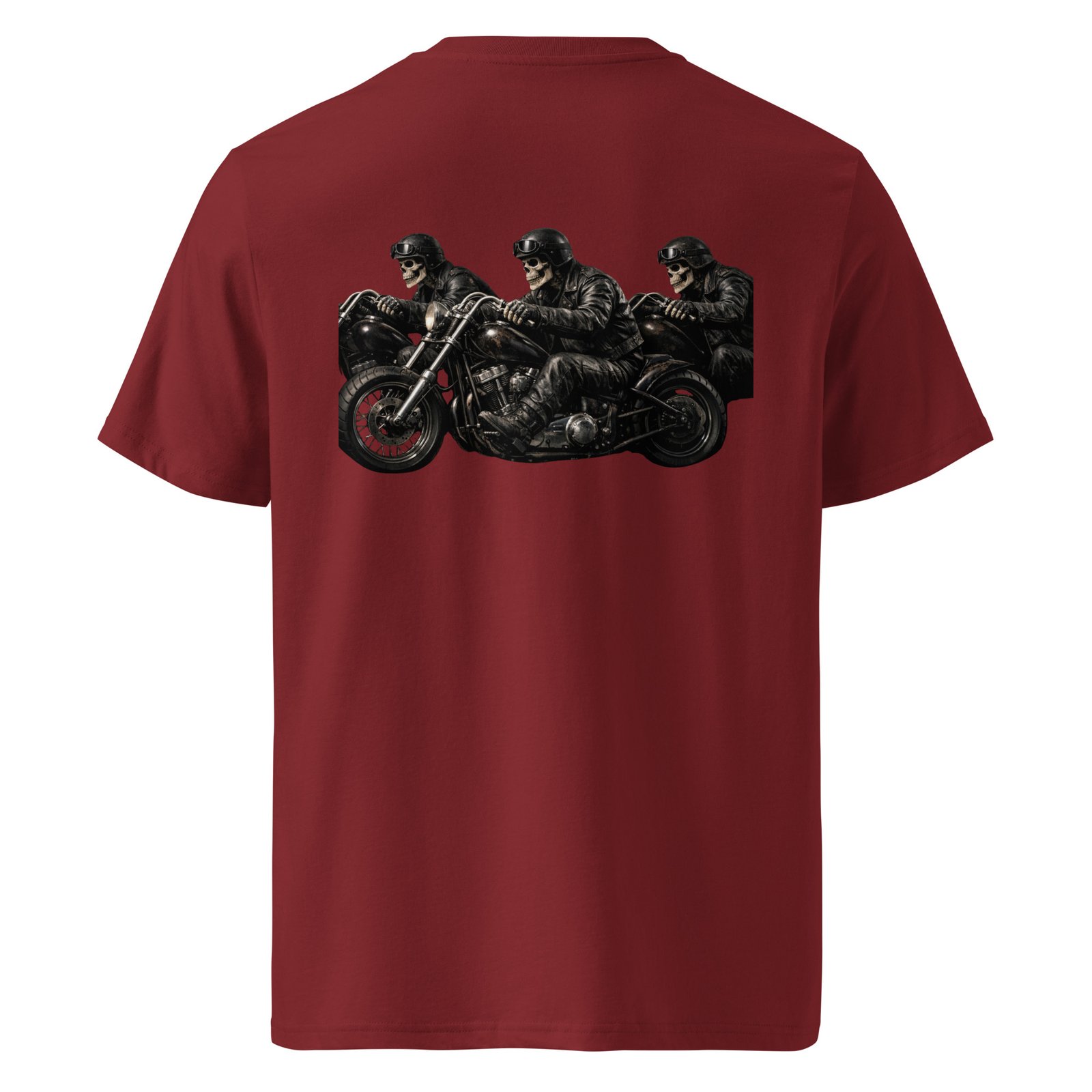 Męska koszulka biker czaszka na motocyklu – koszulka motocyklowa Auto-Moto| Zarn.pl Męska koszulka biker czaszka na motocyklu – koszulka motocyklowa Auto-Moto - obrazek 4