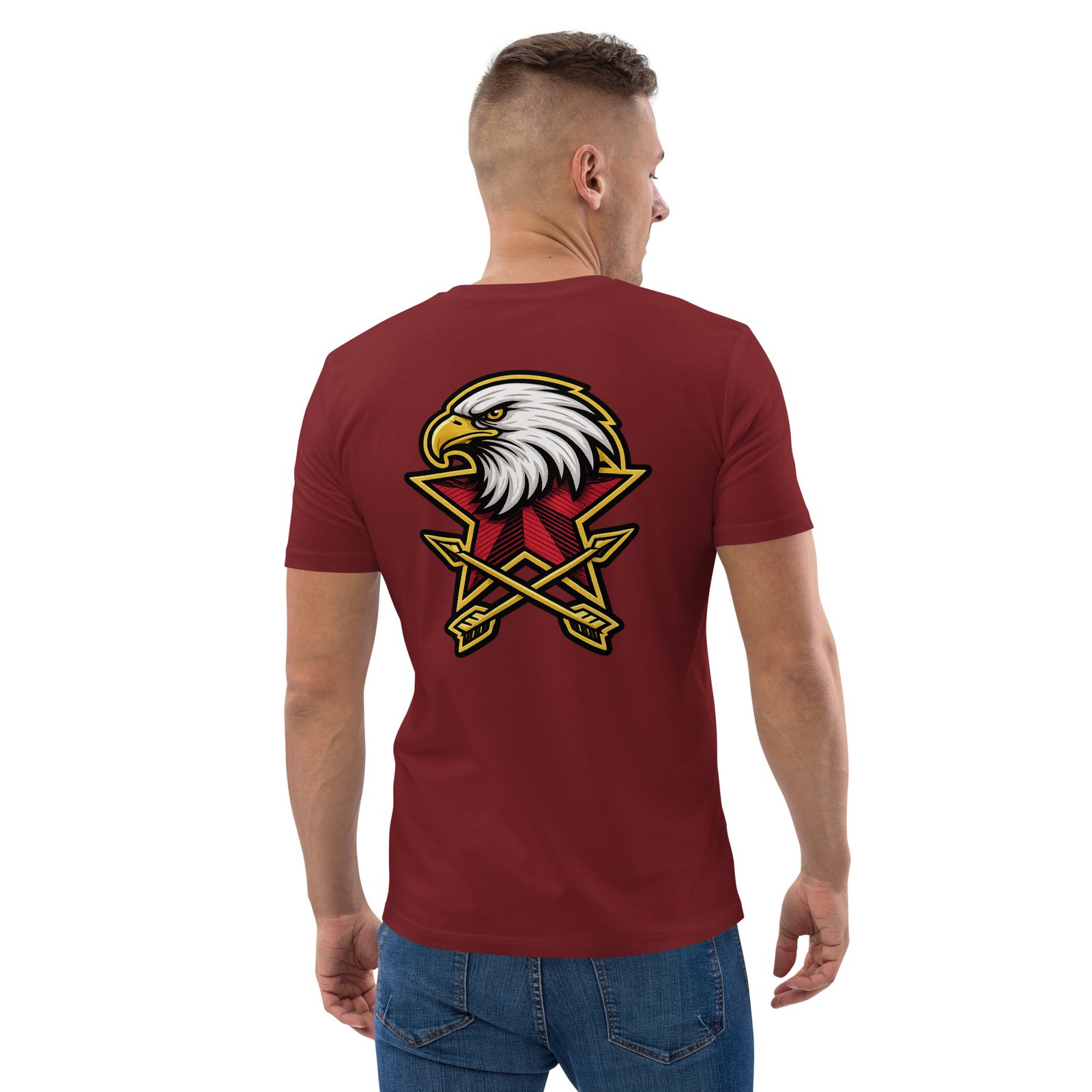 Męska koszulka „Eagle Emblem” – koszulka męska z orłem i gwiazdą| Zarn.pl Męska koszulka „Eagle Emblem” – koszulka męska z orłem i gwiazdą - obrazek 19