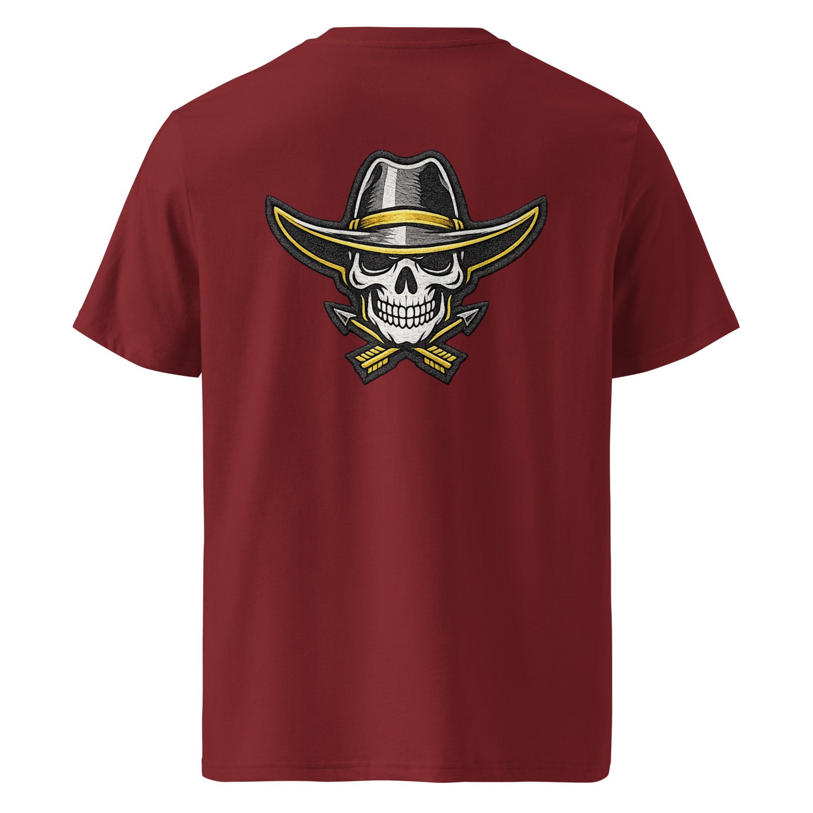 Męska koszulka „Cowboy Skull” – koszulka męska z czaszką kowboja w kapeluszu| Zarn.pl Męska koszulka „Cowboy Skull” – koszulka męska z czaszką kowboja w kapeluszu - obrazek 4