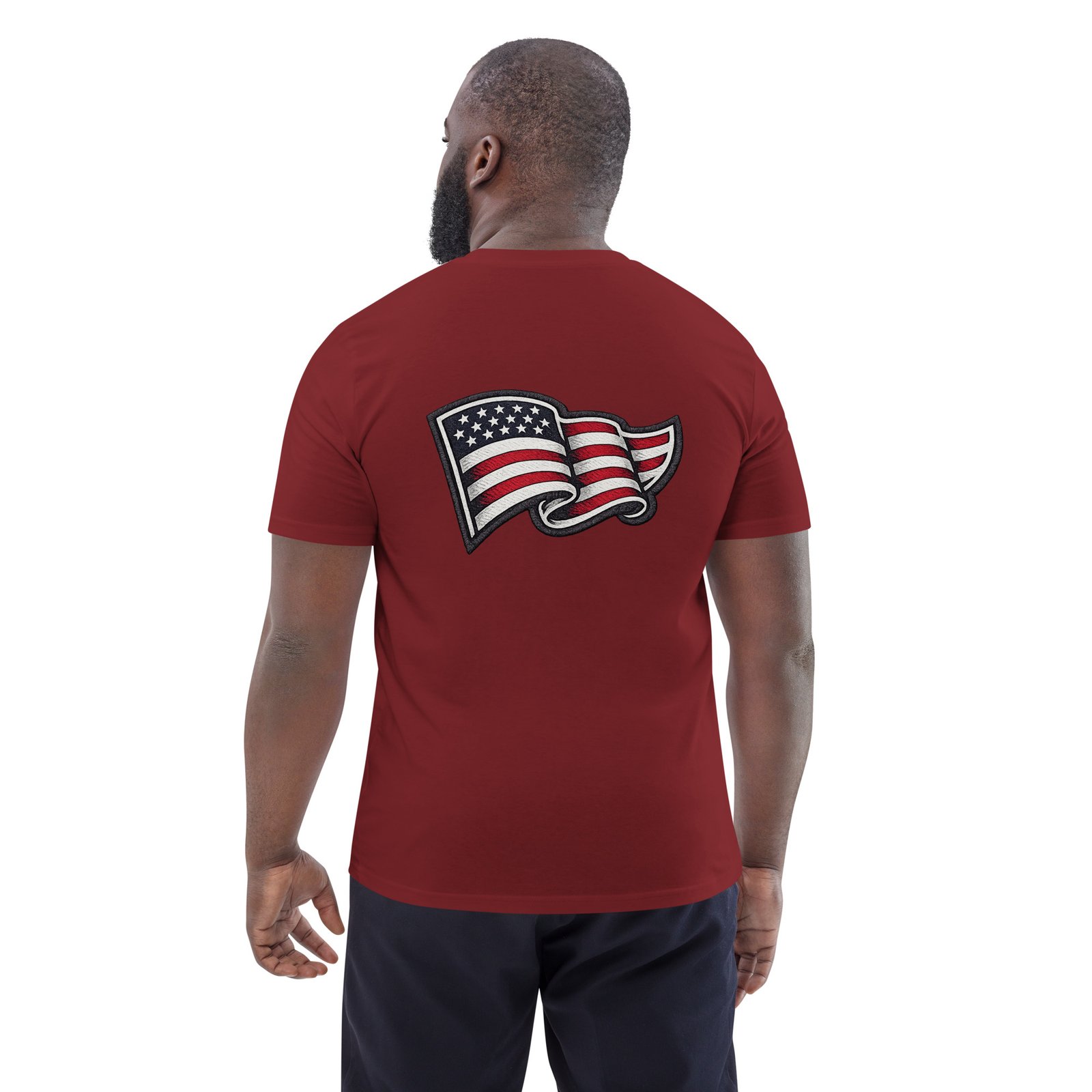 Męska koszulka „American Flag” – koszulka męska z flagą USA| Zarn.pl Męska koszulka „American Flag” – koszulka męska z flagą USA - obrazek 14