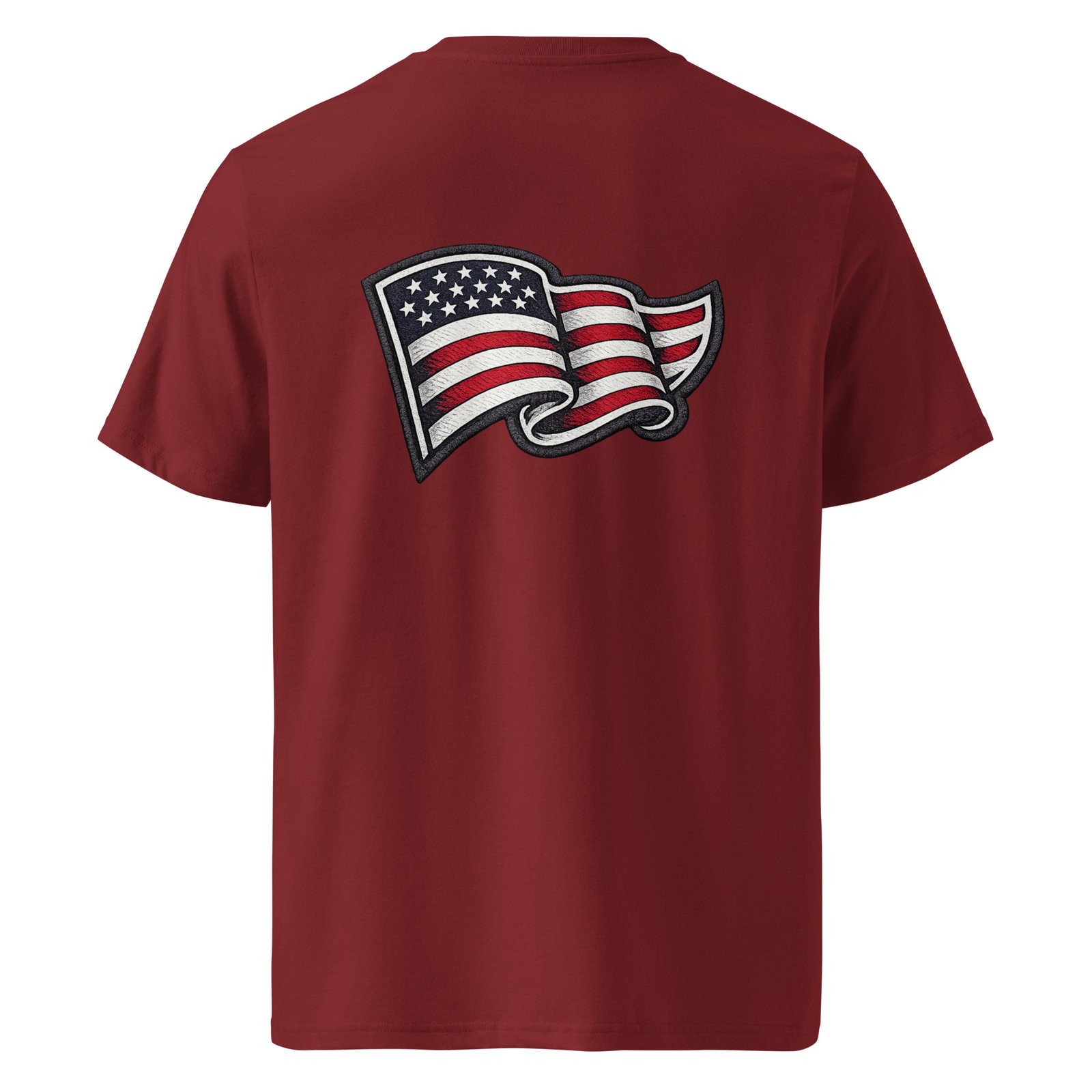 Męska koszulka „American Flag” – koszulka męska z flagą USA| Zarn.pl Męska koszulka „American Flag” – koszulka męska z flagą USA - obrazek 4