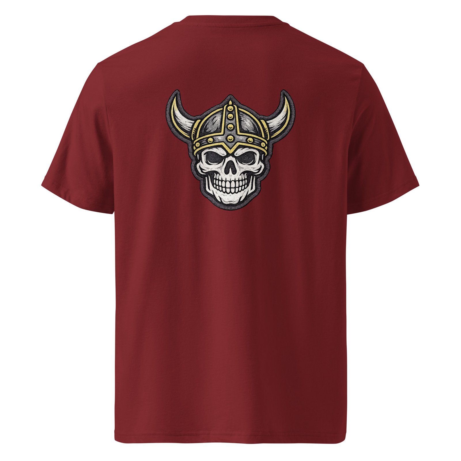 Męska koszulka „Viking Skull” – koszulka męska z czaszką w hełmie wikinga| Zarn.pl Męska koszulka „Viking Skull” – koszulka męska z czaszką w hełmie wikinga - obrazek 4