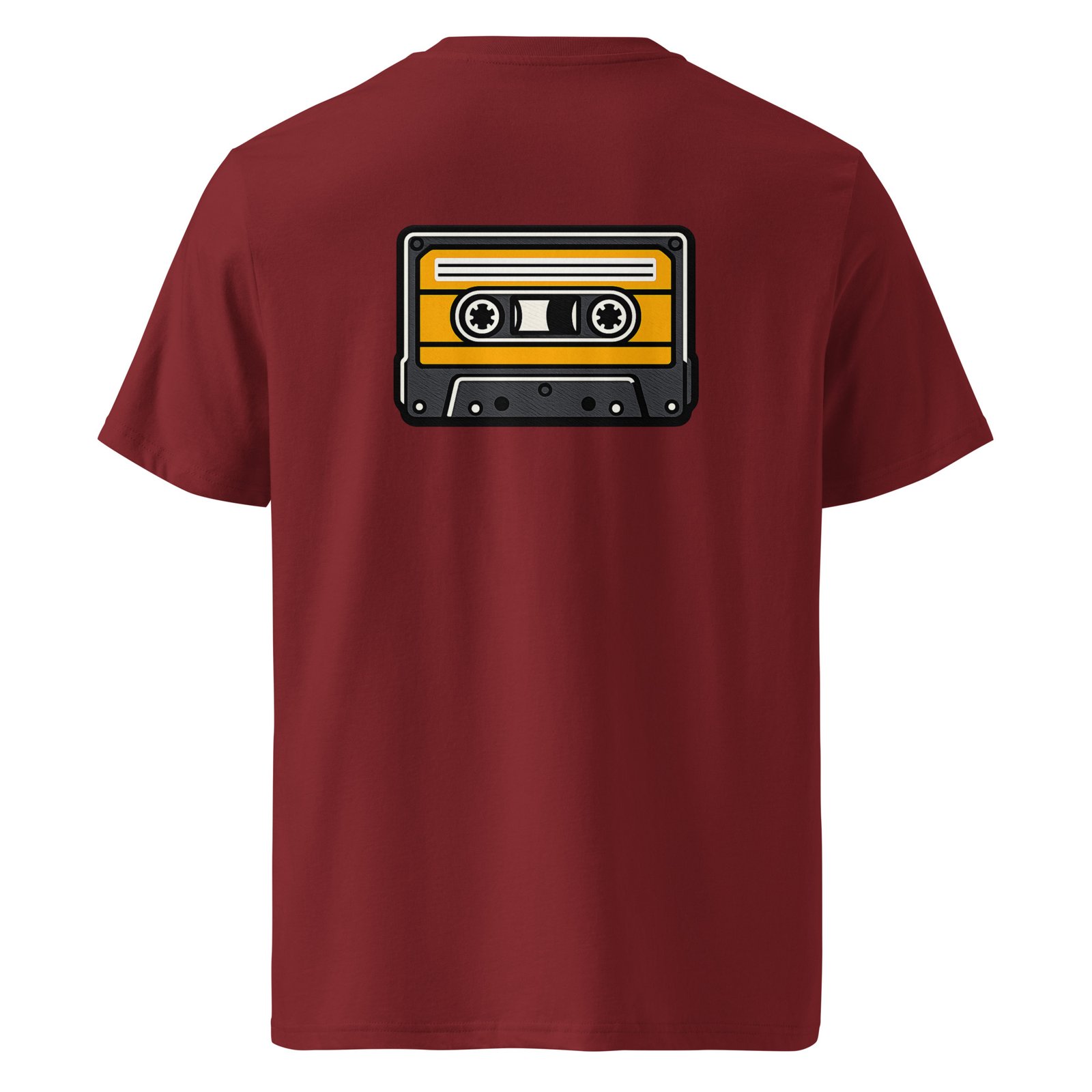 Koszulka męska „Retro Cassette Tape” – koszulka z kasetą magnetofonową vintage| Zarn.pl Koszulka męska „Retro Cassette Tape” – koszulka z kasetą magnetofonową vintage - obrazek 4