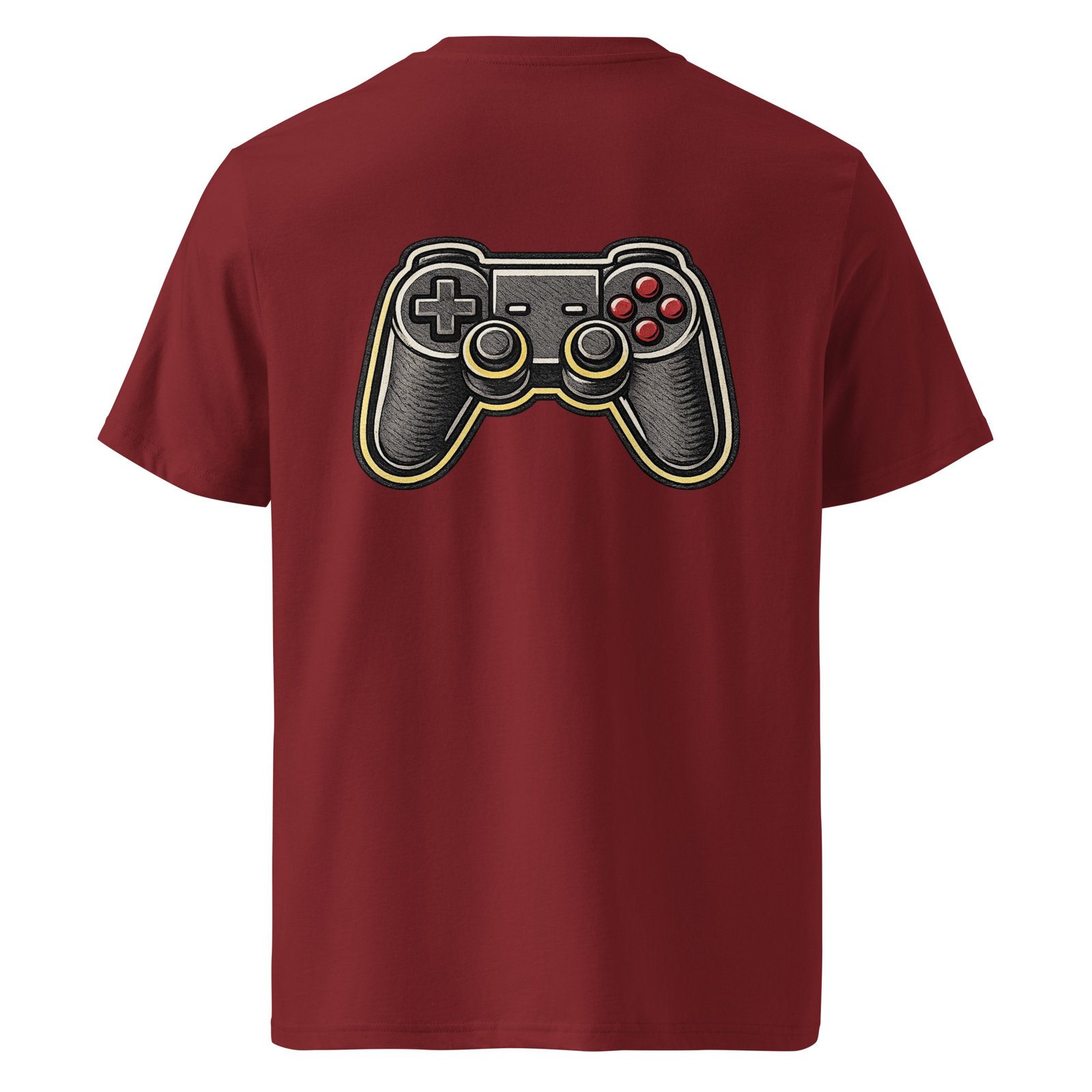 Koszulka męska „Retro Gamer Controller” – koszulka z padem do gier| Zarn.pl Koszulka męska „Retro Gamer Controller” – koszulka z padem do gier - obrazek 4
