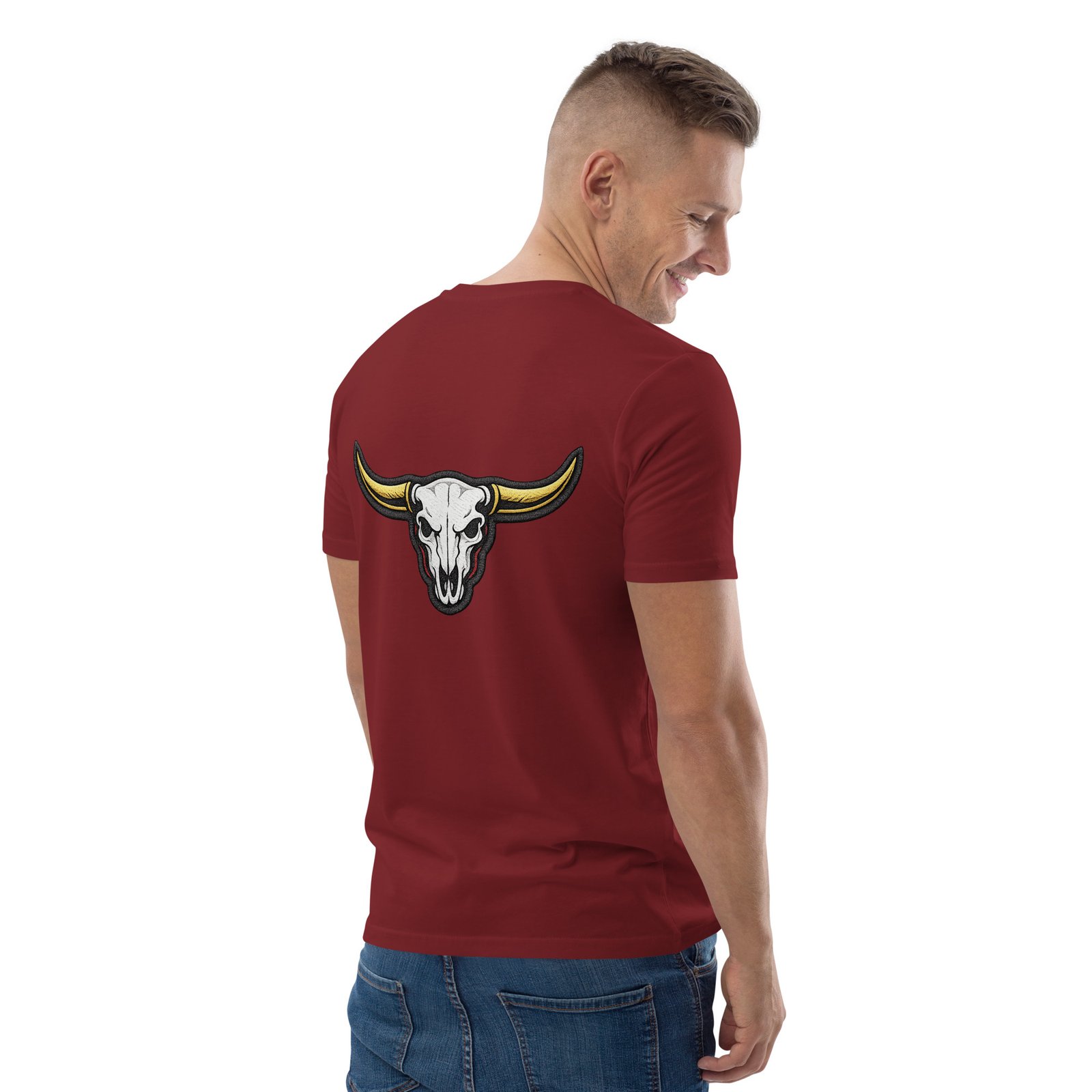 Męska koszulka „Longhorn Skull” – koszulka męska z czaszką byka i długimi rogami| Zarn.pl Męska koszulka „Longhorn Skull” – koszulka męska z czaszką byka i długimi rogami - obrazek 28