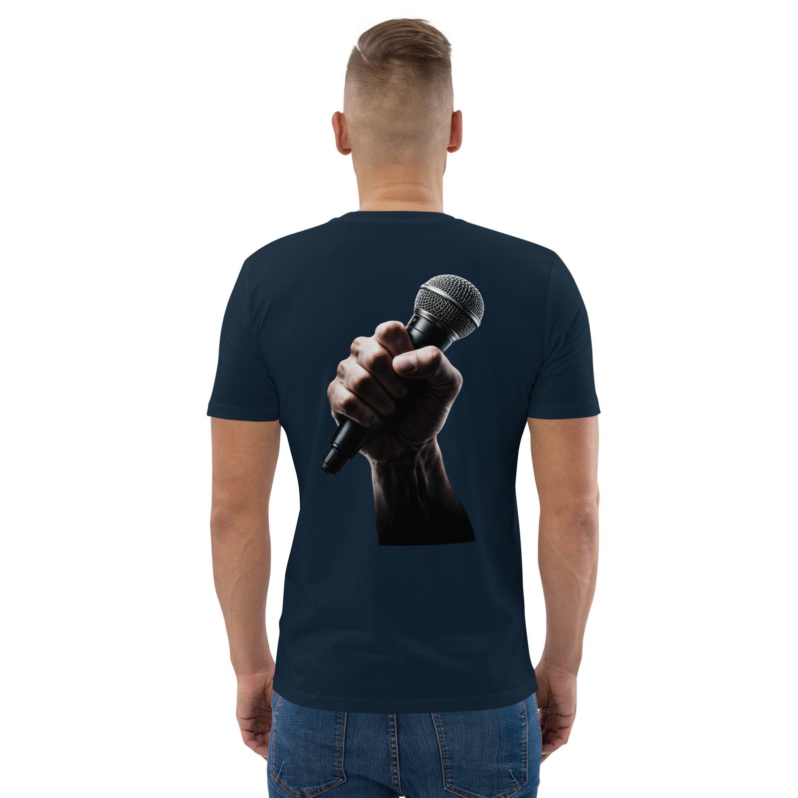 Koszulka muzyczna „Moc Głosu” – koszulka z mikrofonem i koncertową grafiką wokalisty| Zarn.pl Koszulka muzyczna „Moc Głosu” – koszulka z mikrofonem i koncertową grafiką wokalisty - obrazek 23