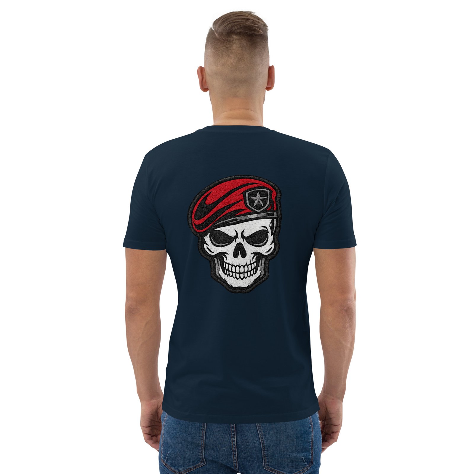 Koszulka militarna czaszka w czerwonym berecie – koszulka wojskowa streetwear| Zarn.pl Koszulka militarna czaszka w czerwonym berecie – koszulka wojskowa streetwear - obrazek 22