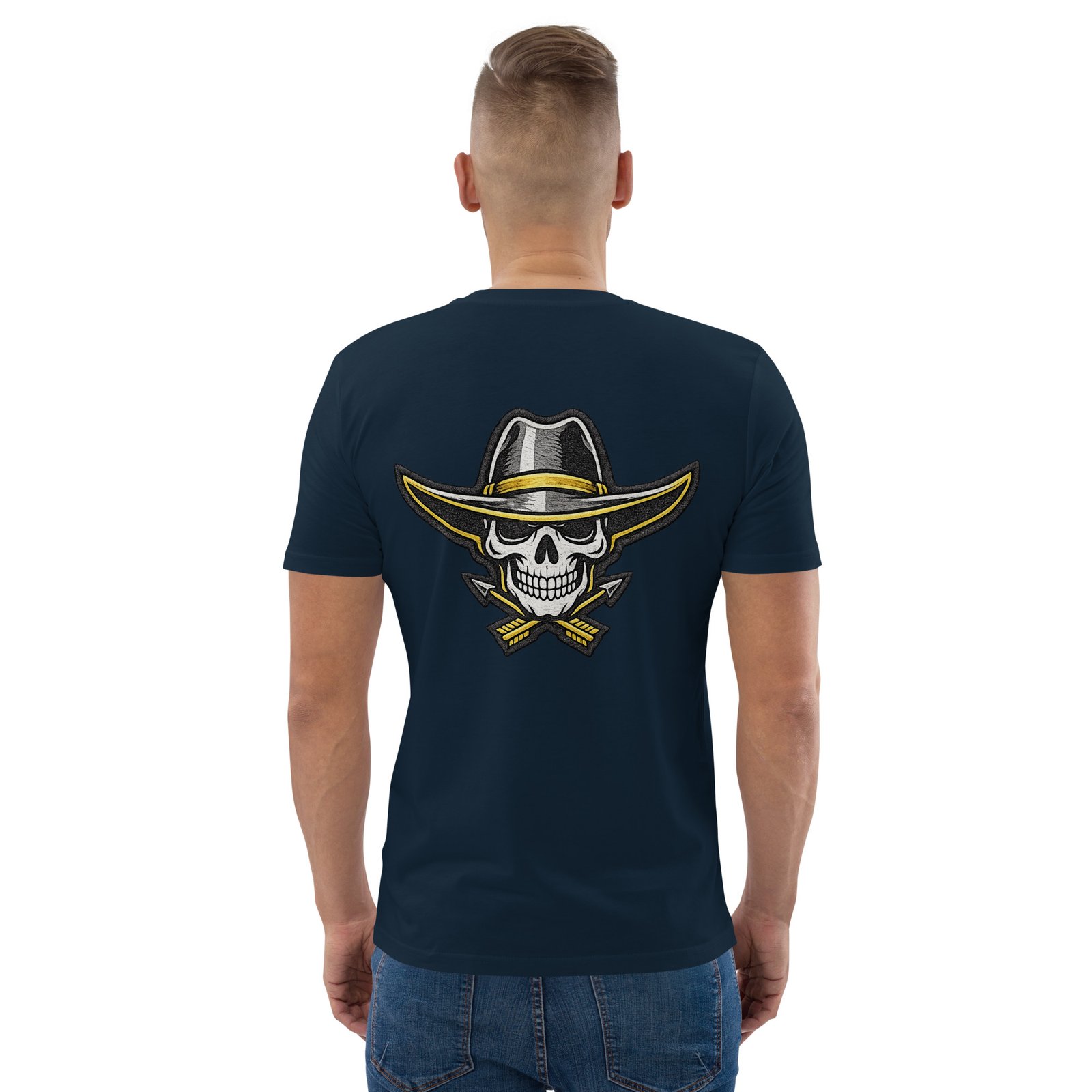 Męska koszulka „Cowboy Skull” – koszulka męska z czaszką kowboja w kapeluszu| Zarn.pl Męska koszulka „Cowboy Skull” – koszulka męska z czaszką kowboja w kapeluszu - obrazek 22