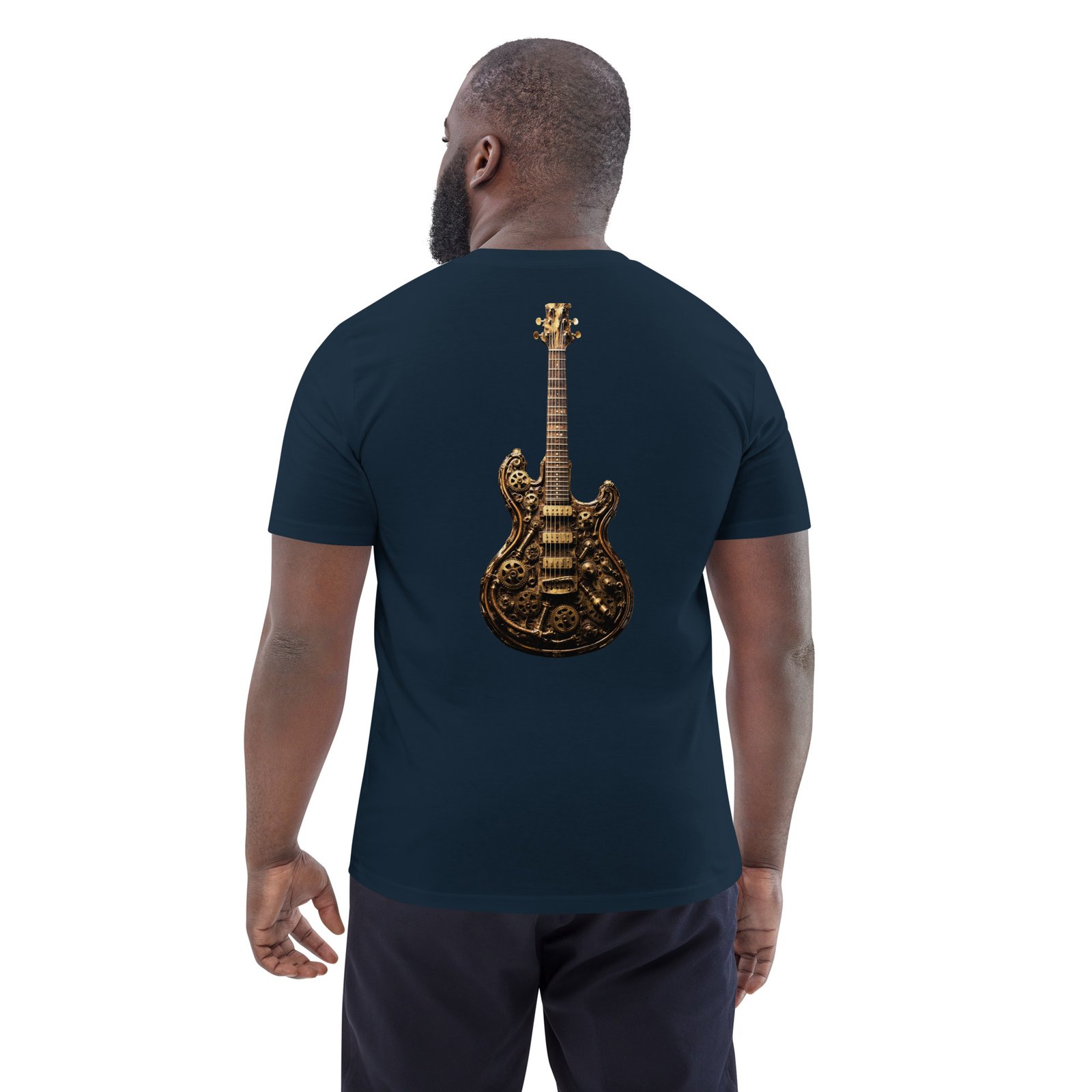 Koszulka muzyczna „Steampunk Guitar” – koszulka z mechaniczną gitarą elektryczną| Zarn.pl Koszulka muzyczna „Steampunk Guitar” – koszulka z mechaniczną gitarą elektryczną - obrazek 13