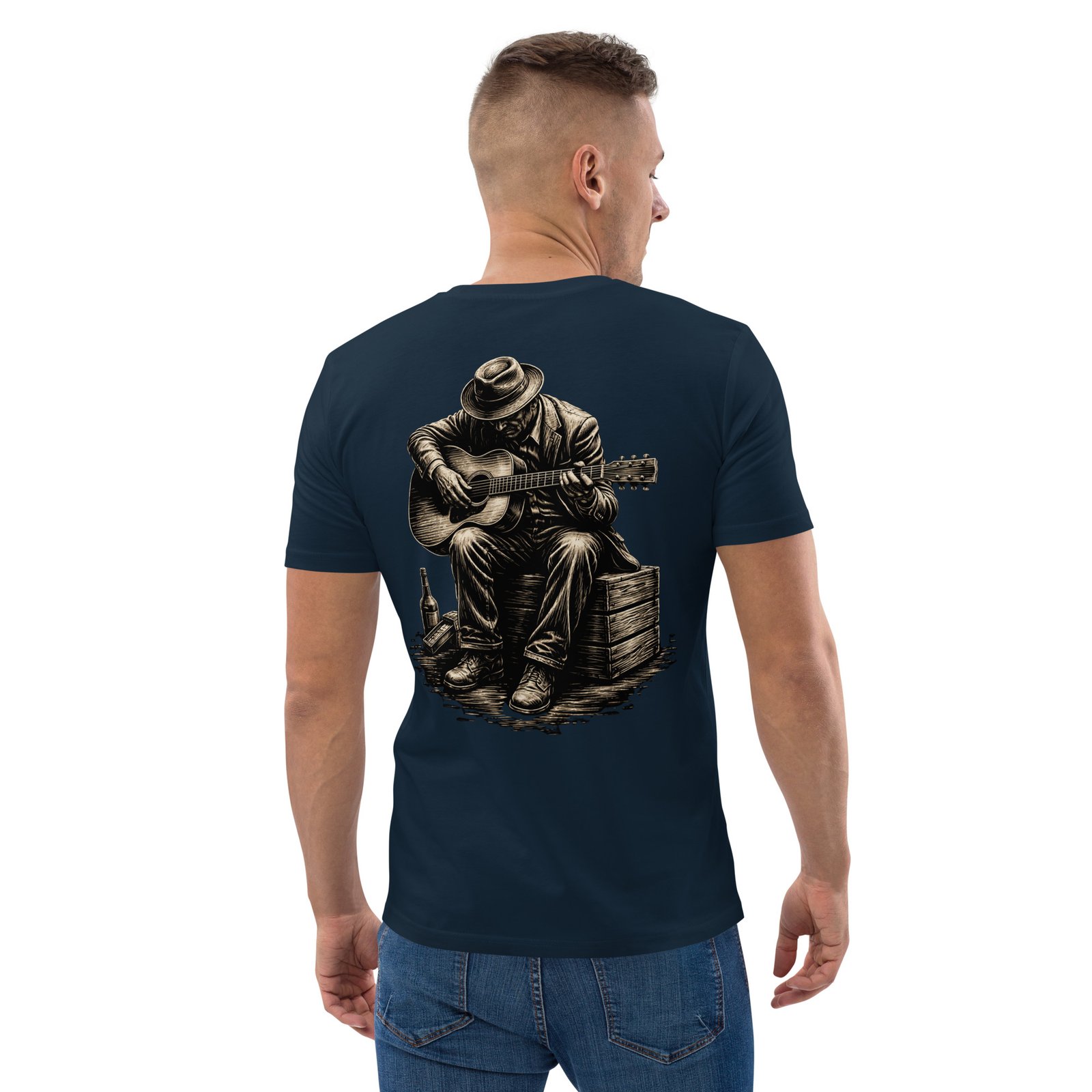 Koszulka „Blues Guitar Player” – koszulka gitarzysta bluesowy vintage| Zarn.pl Koszulka „Blues Guitar Player” – koszulka gitarzysta bluesowy vintage - obrazek 18
